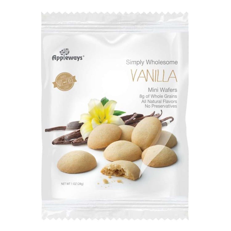 Appleways Mini Vanilla Wafers 1.0oz 1