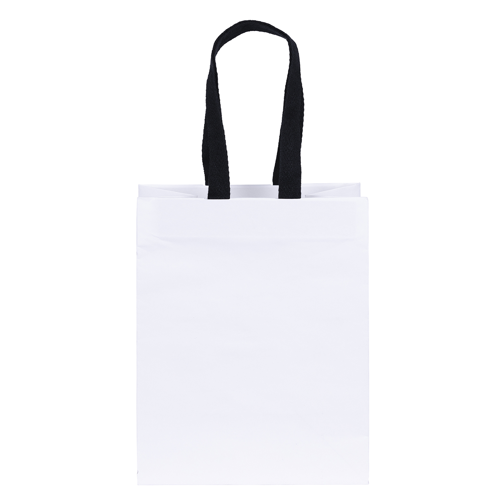 Ash - Woven Handle White Eurotote - Flexo Ink Print 1
