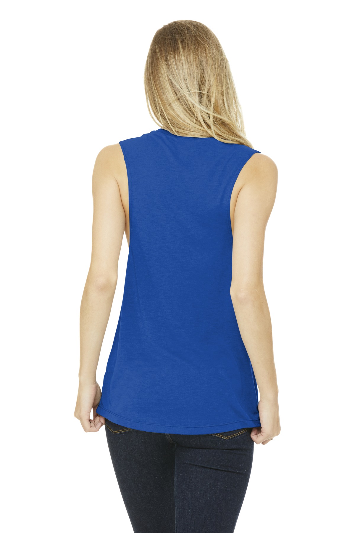 BELLA+CANVAS Women's Flowy Scoop Muscle Tank. BC8803 120