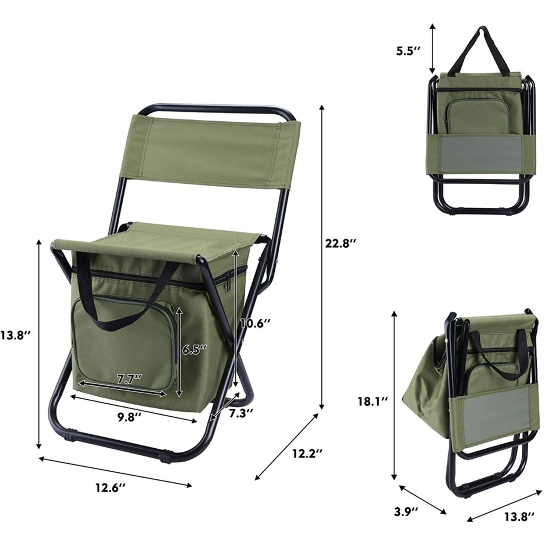 Camping Chair with Cooler Bag 3