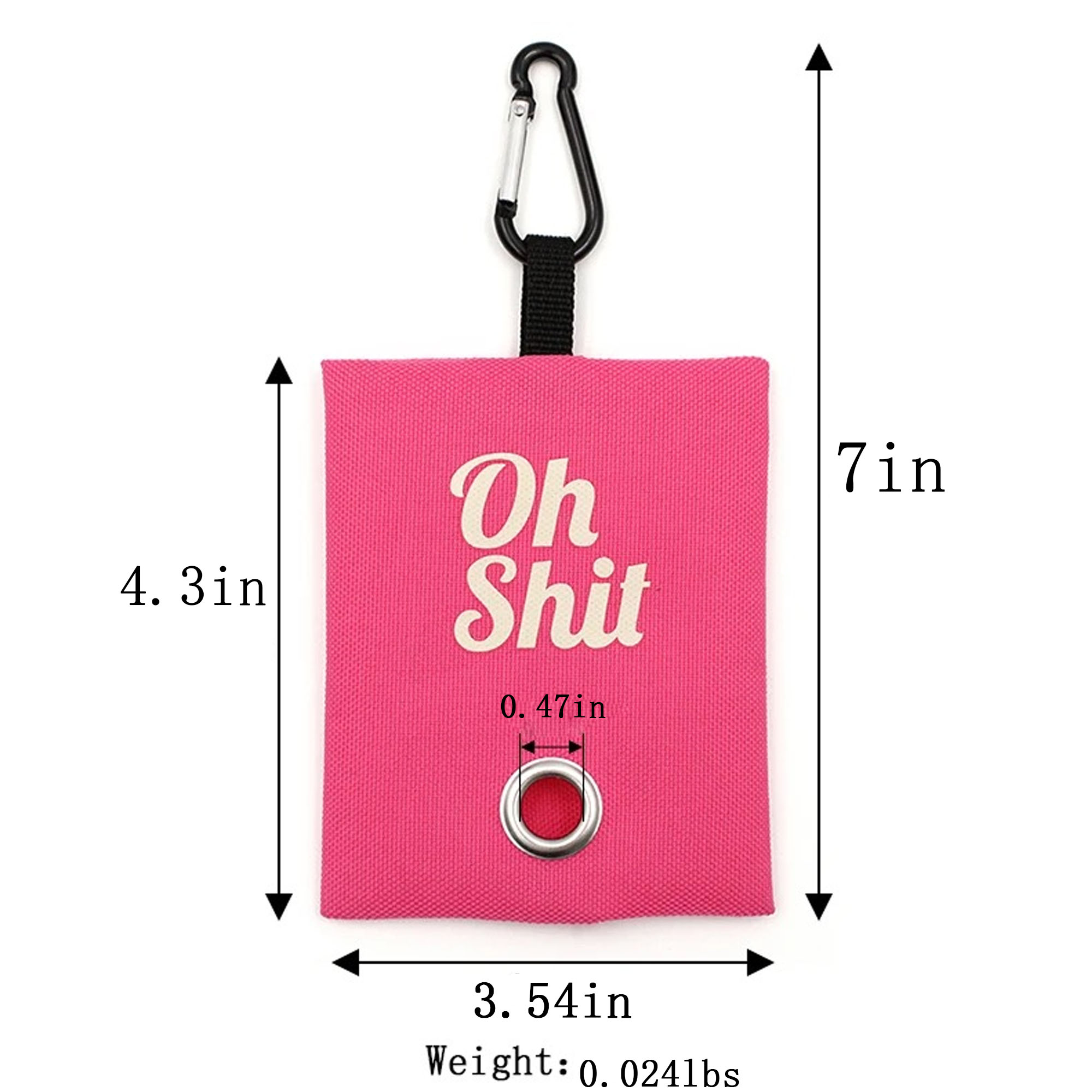 Cloth Humorous Waste Bag Holder With Convenient Design For Pet Owners 3