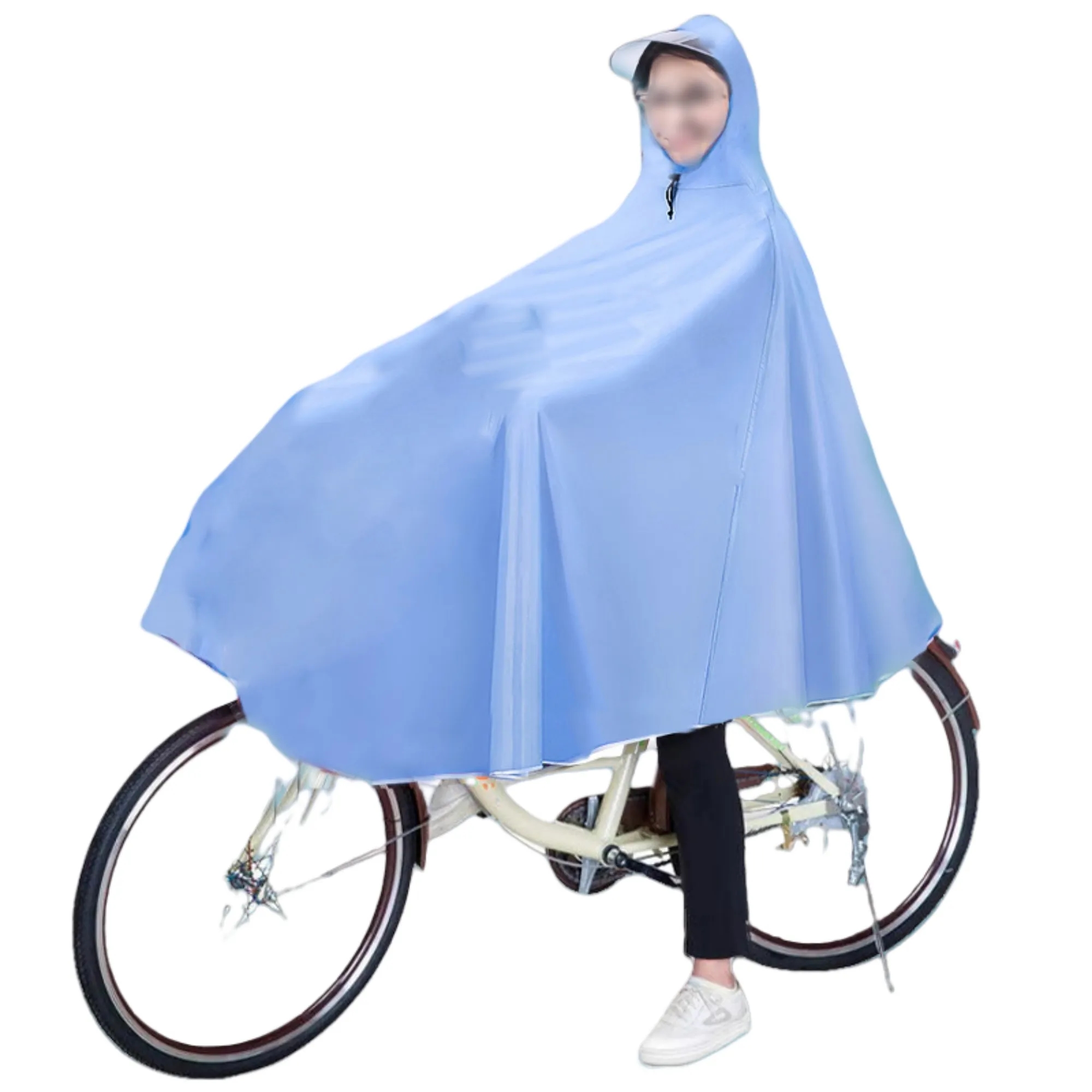 Thickened Raincoat Cycling Against Heavy Rain 16