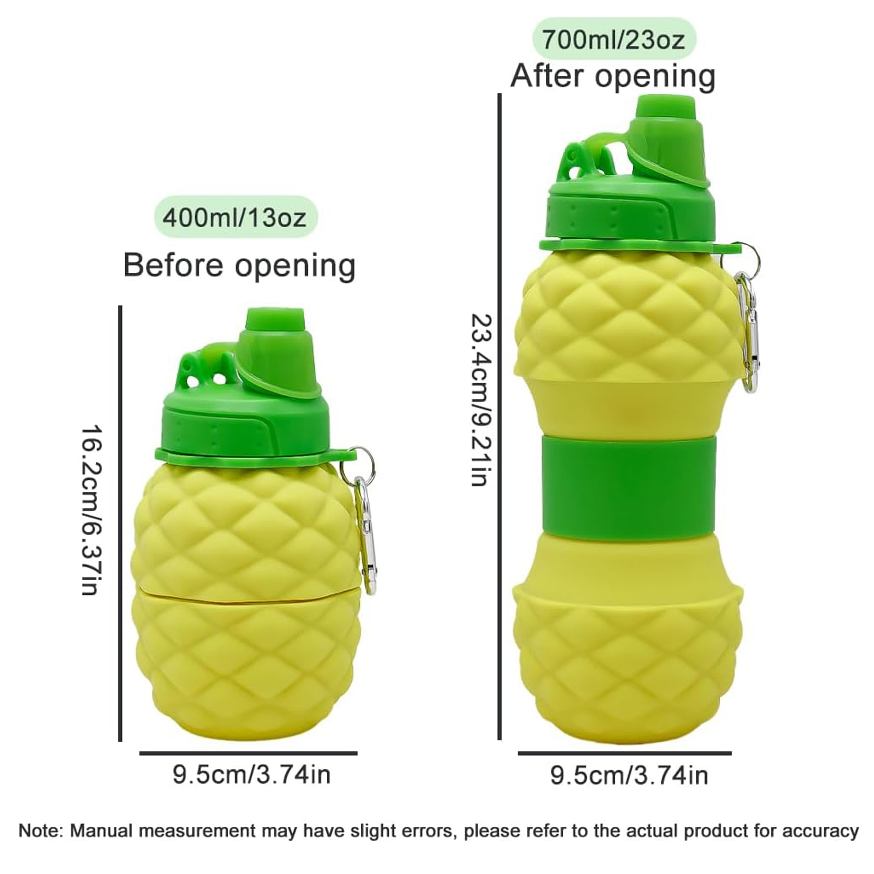 Foldable Silicone Water Bottle 2