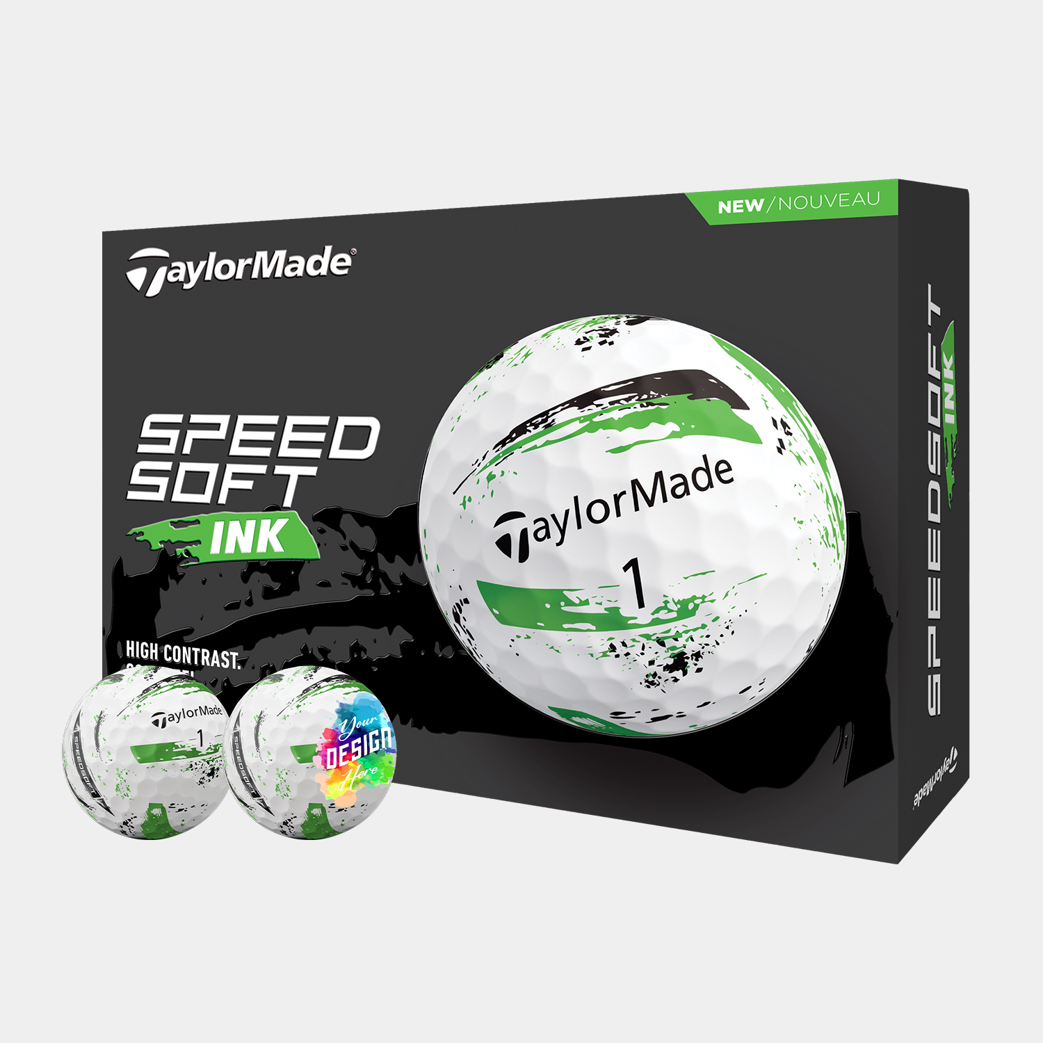 TaylorMade® SpeedSoft Ink Golf Balls 3