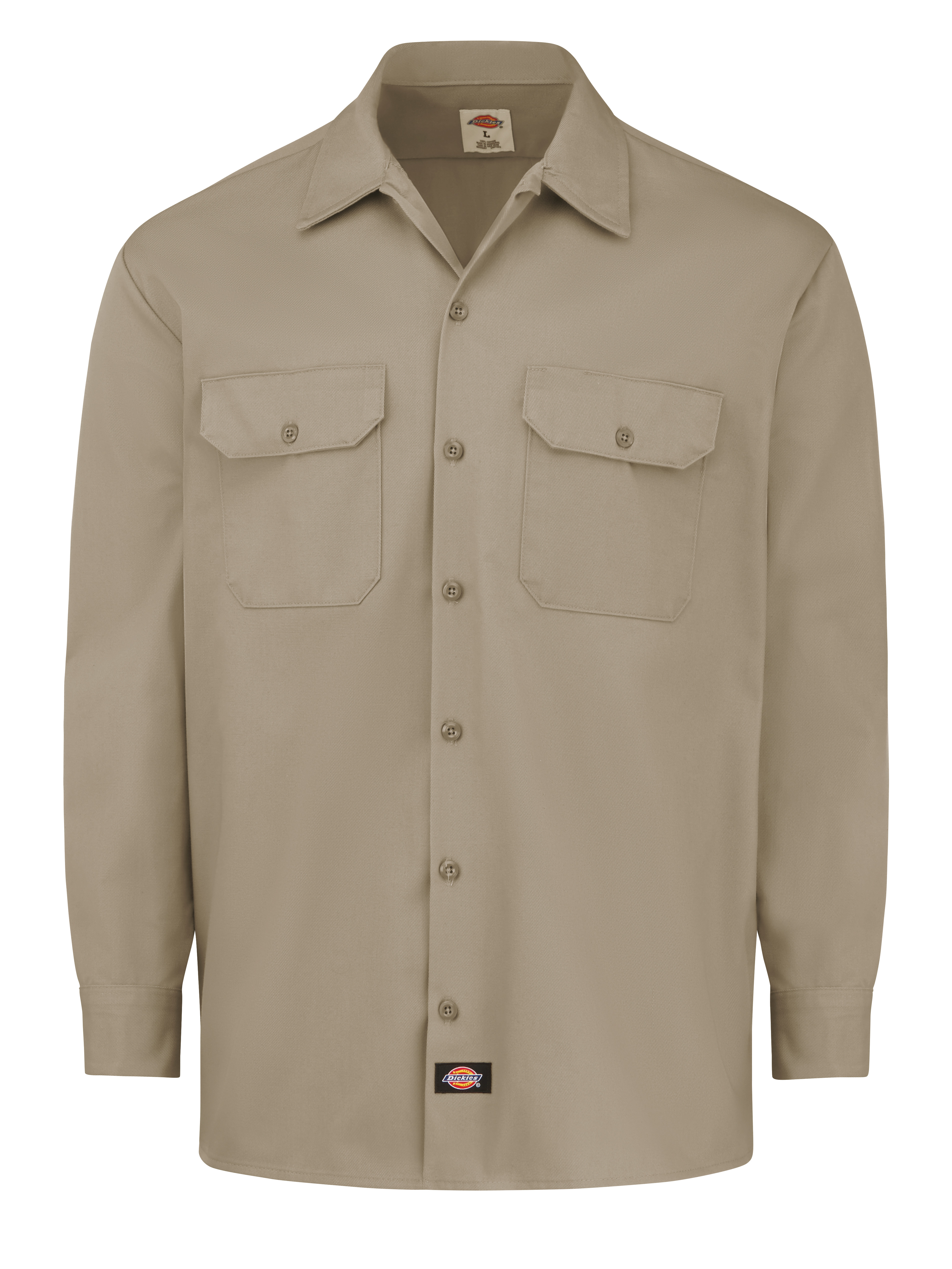 Dickies® Men's Industrial Heavyweight Twill Long-Sleeve Shirt 1