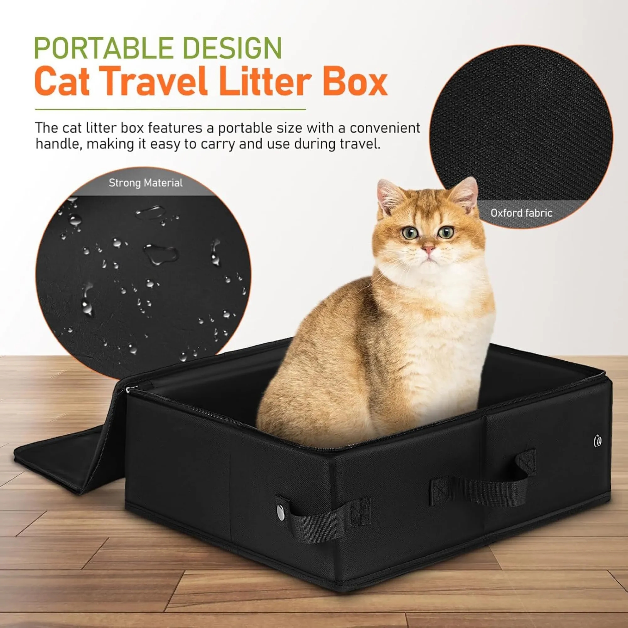 Portable Foldable Travel Litter Box 4