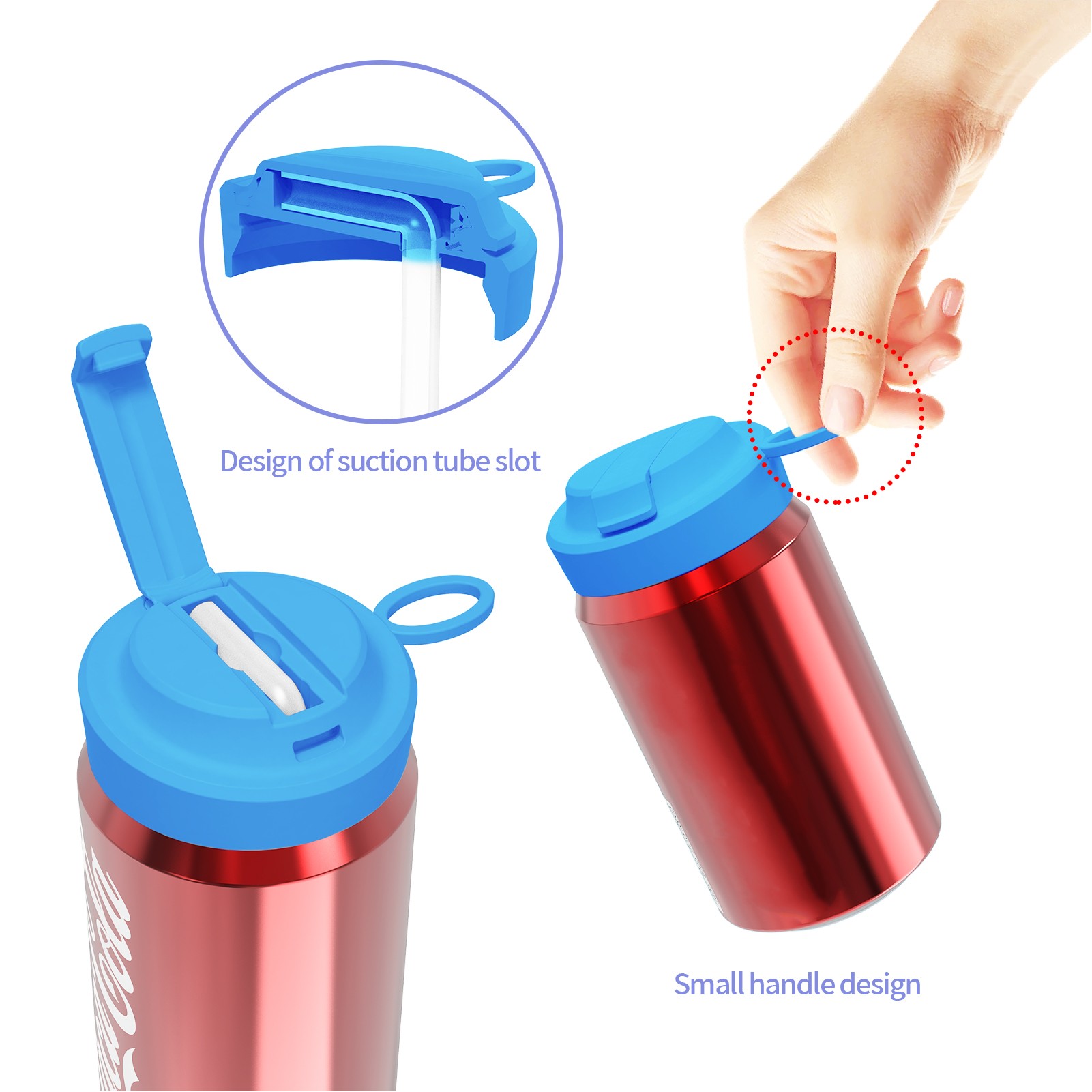 Silicone Soda Can Lids With Straw 2