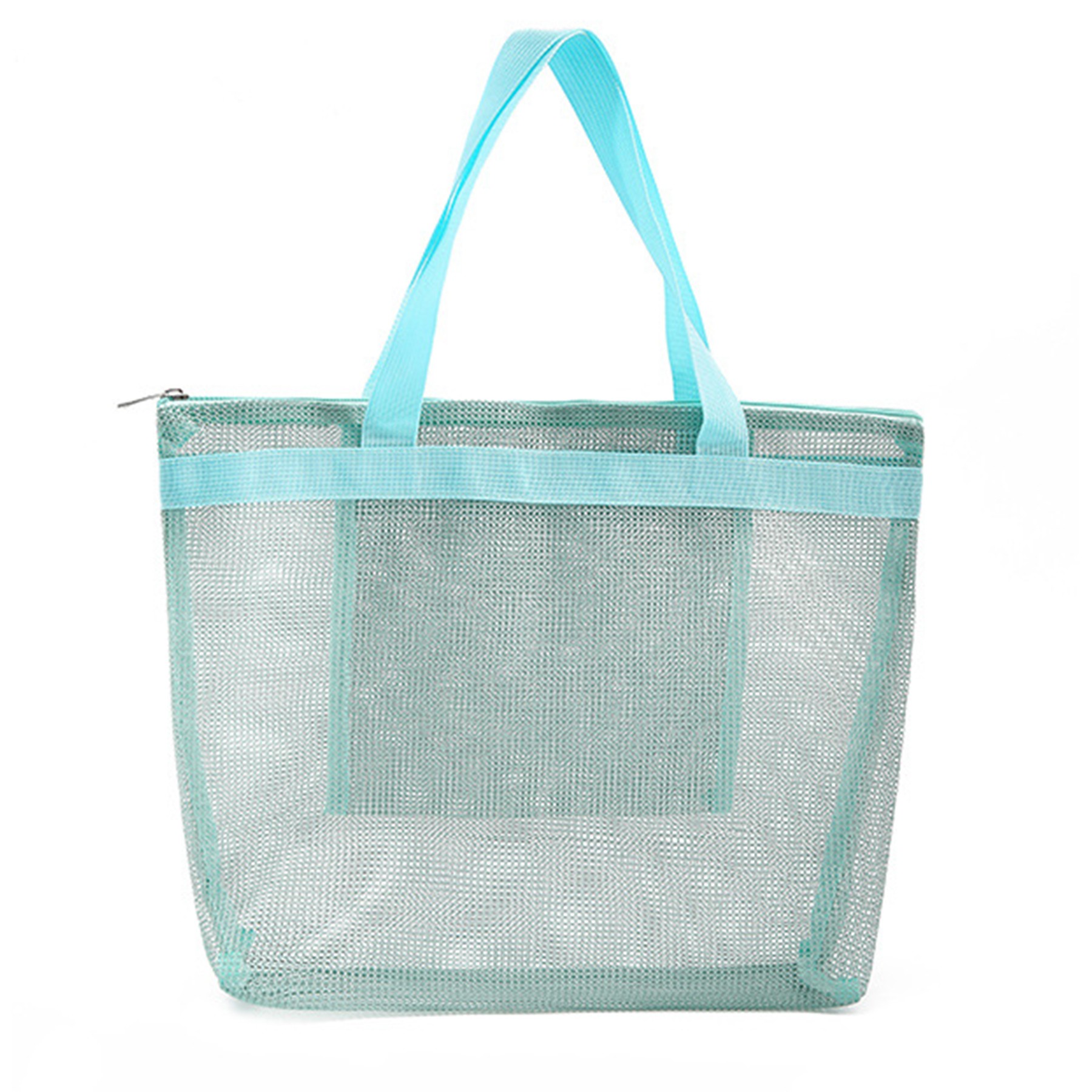 Mesh Large-Capacity Beach Bag, custom tote bag with logo imprint 5