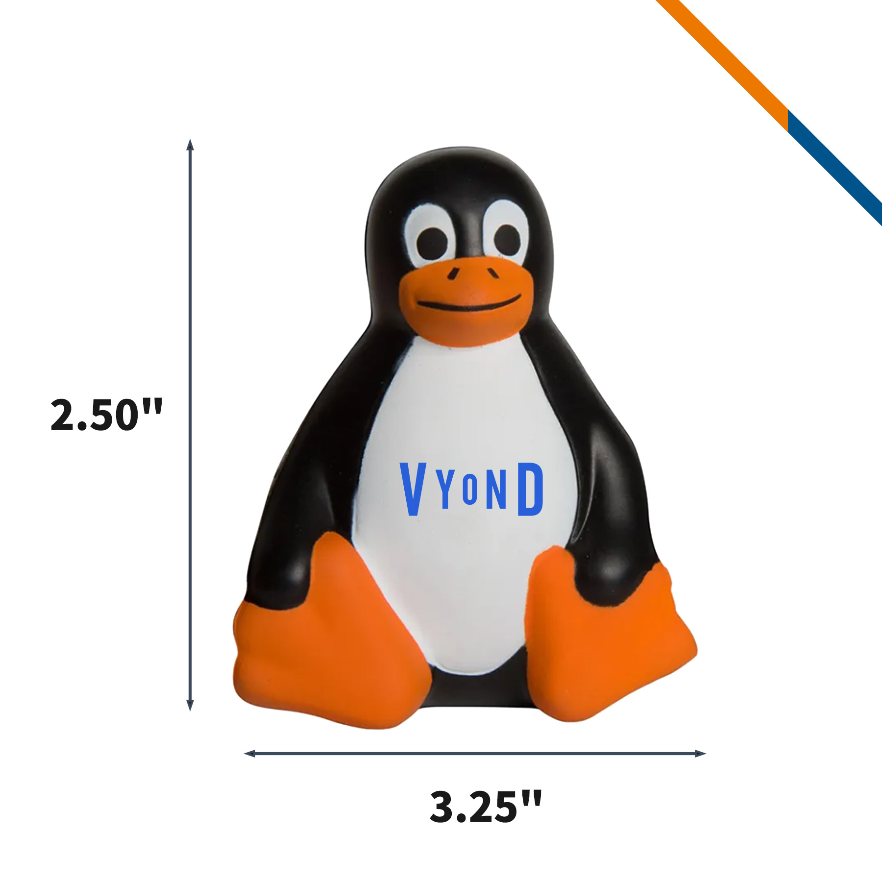 Unia Sitting Penguin Stress Ball 4