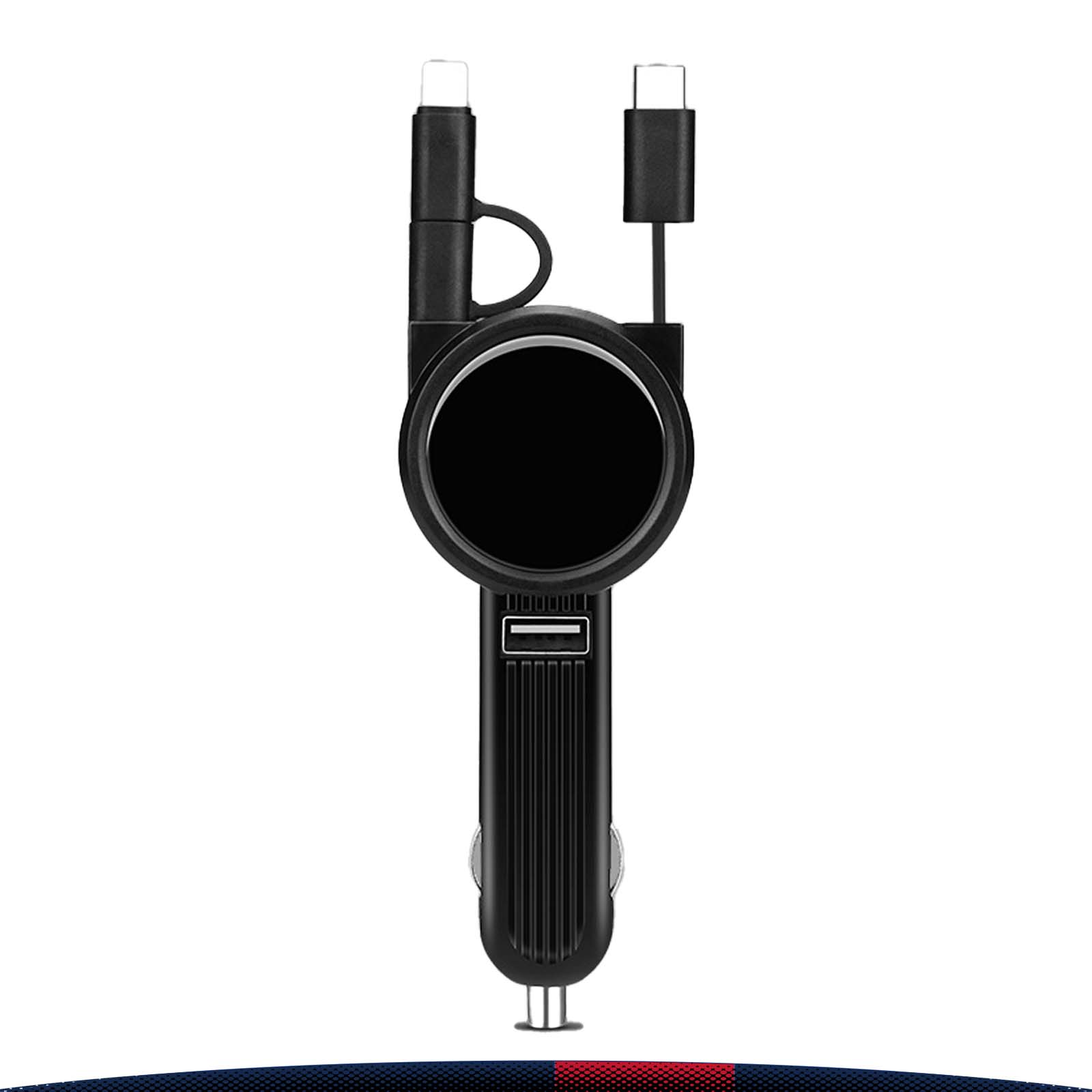 Mike Retractable Car Charger 1