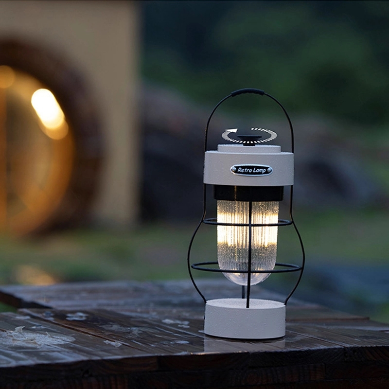 Retro Outdoor Camping Light & Picnic Lantern with Power Bank 16