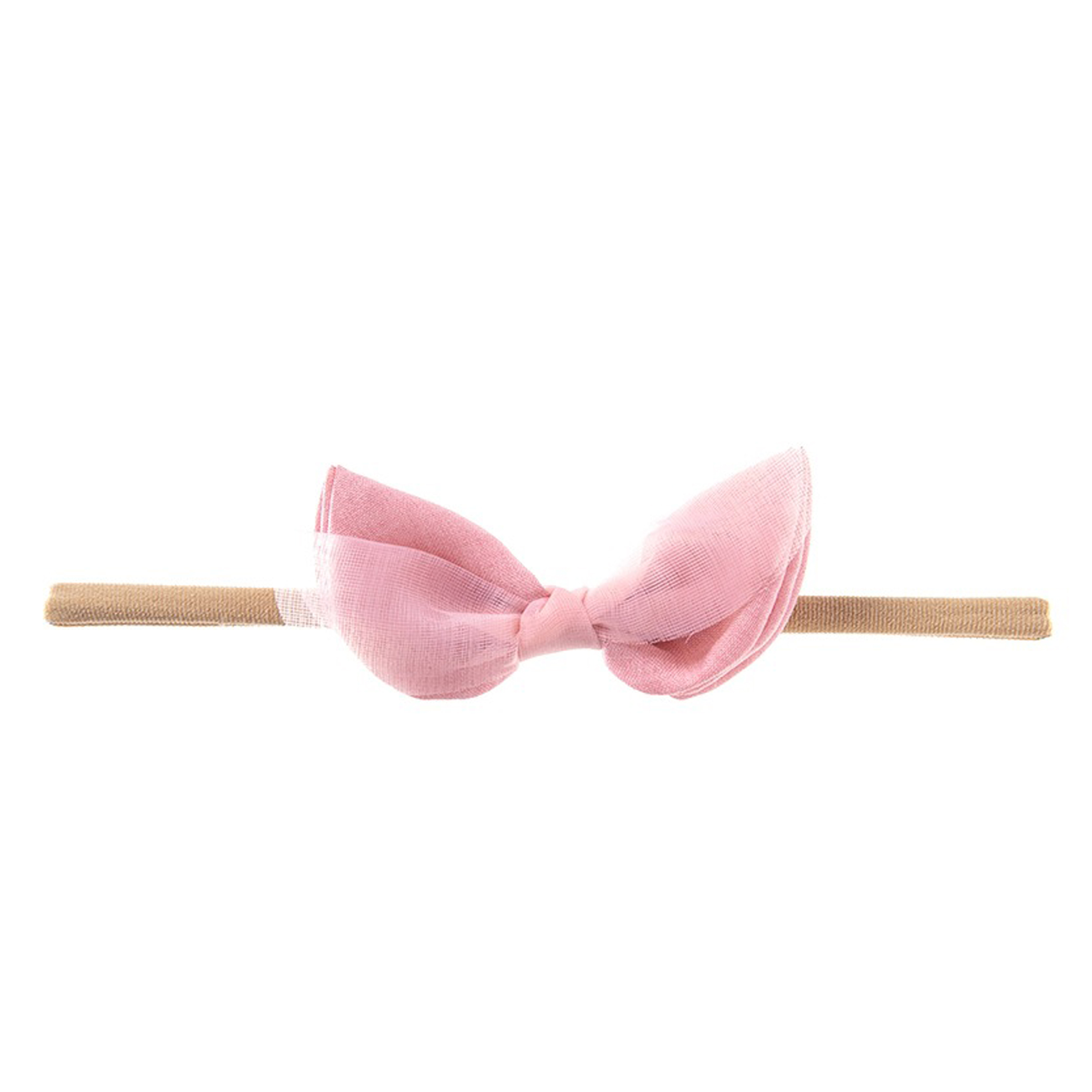 Nylon Baby Solid Color Bow Hair Accessory 5