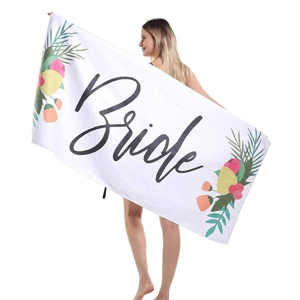Double-sided velvet absorbent and quick-drying beach towel 6
