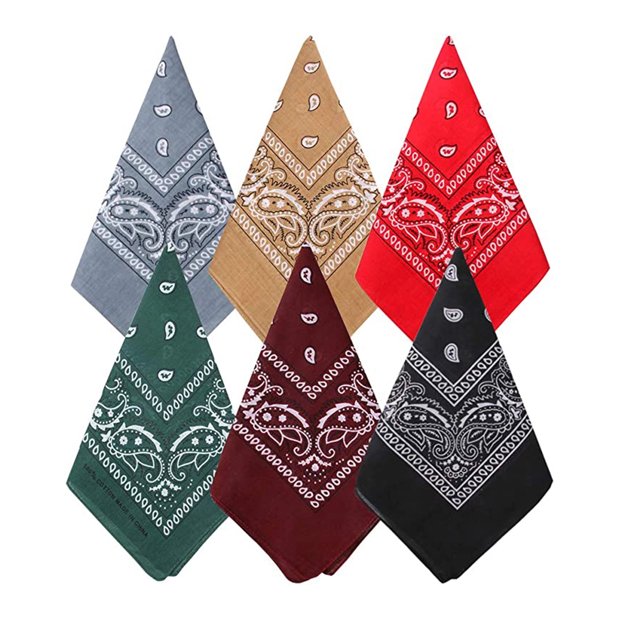 Custom Paisley Full Print Bandanna 10