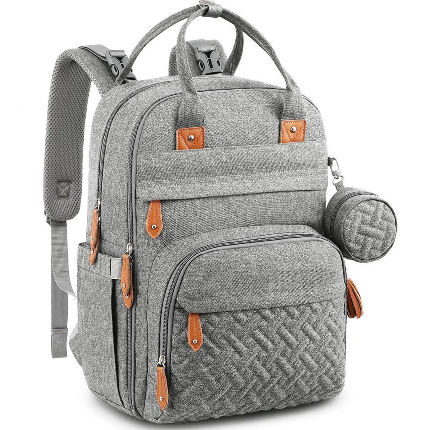 Multi function Waterproof Diaper Bag Backpack 3