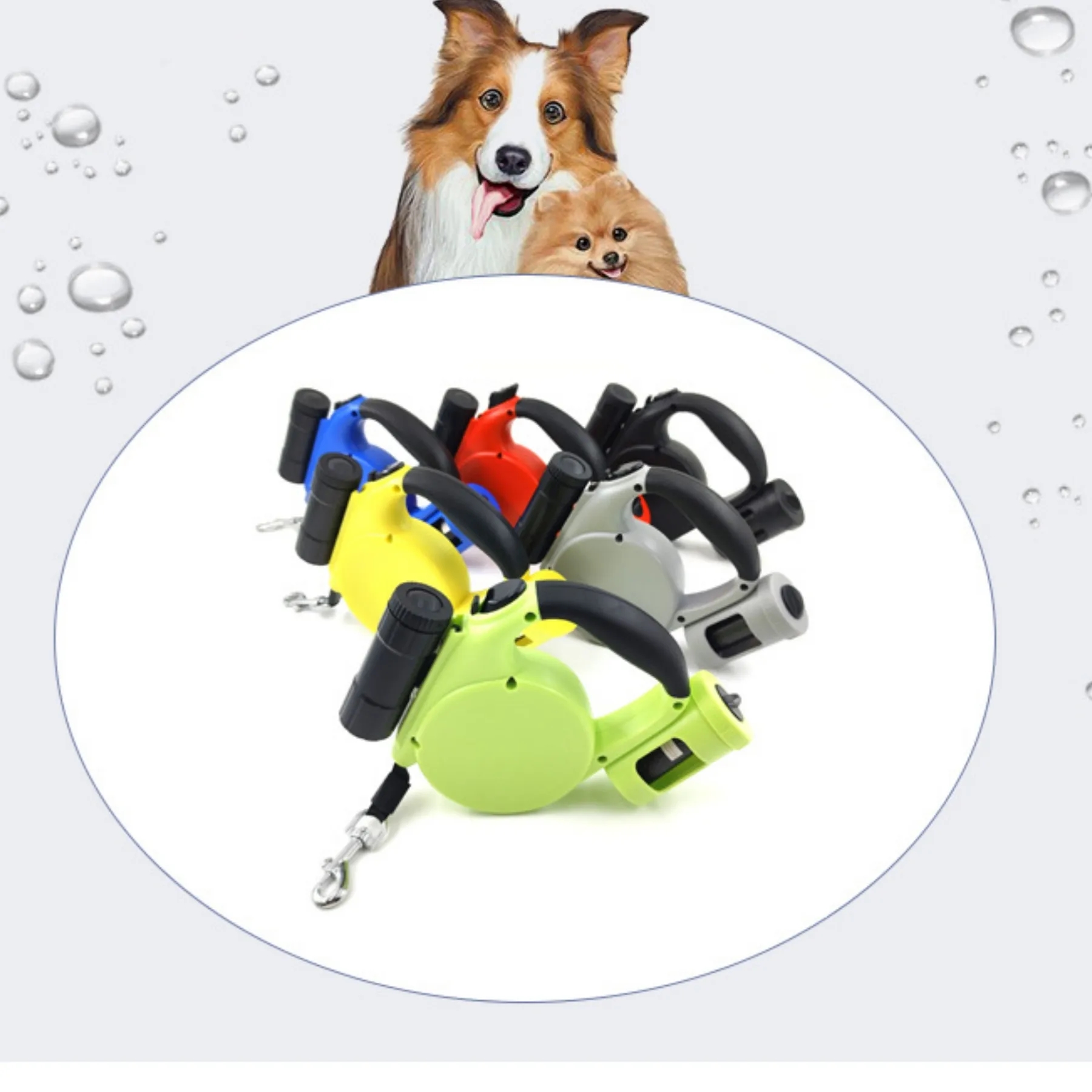 Free Retractable Dog Leash With LED 3