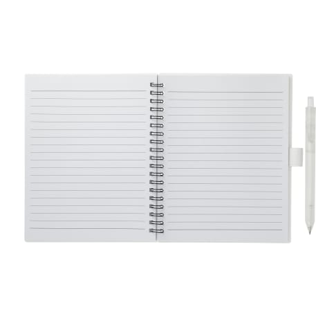 FSC® Recycled 5.5” x 7” Spiral Notebook w/ RPET Pe 13