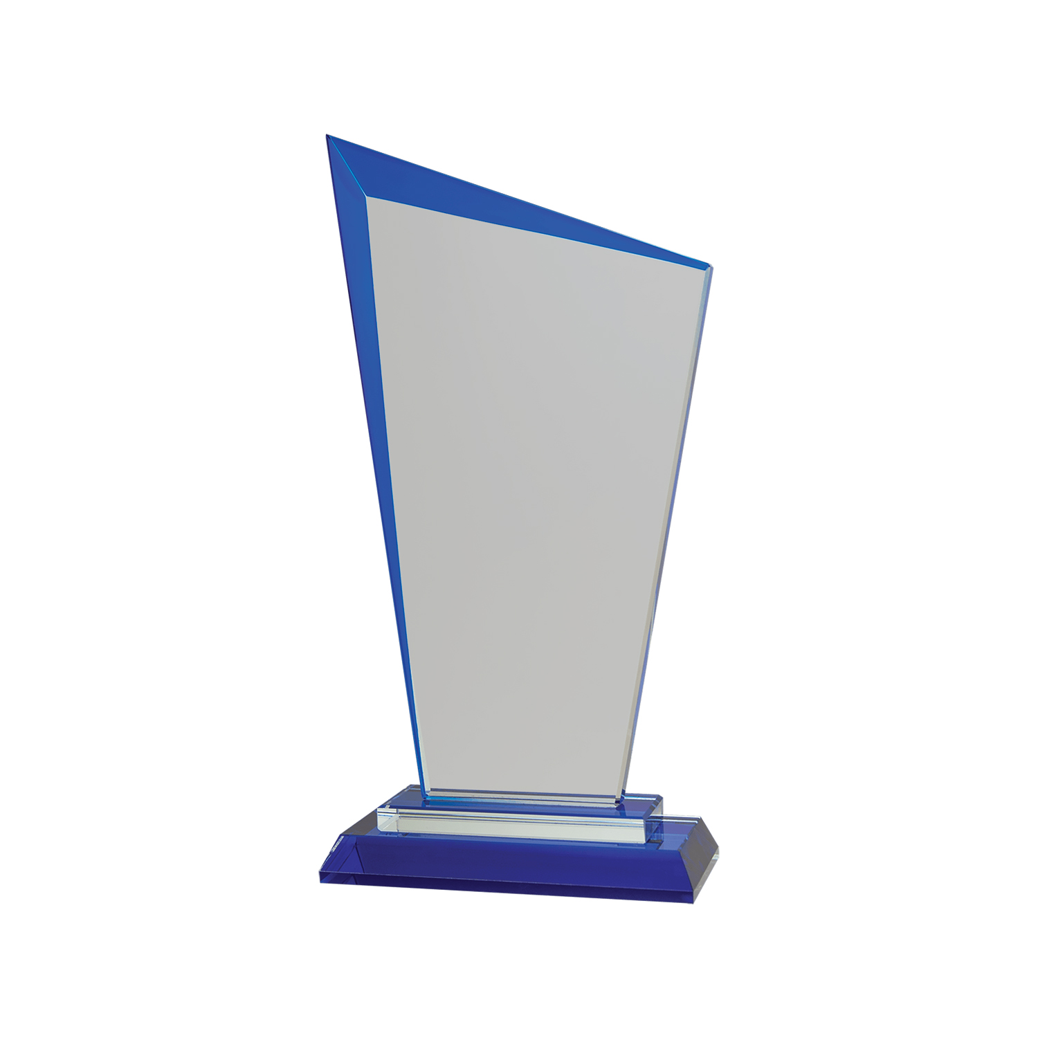 9" Blue Razor Glass Award 3