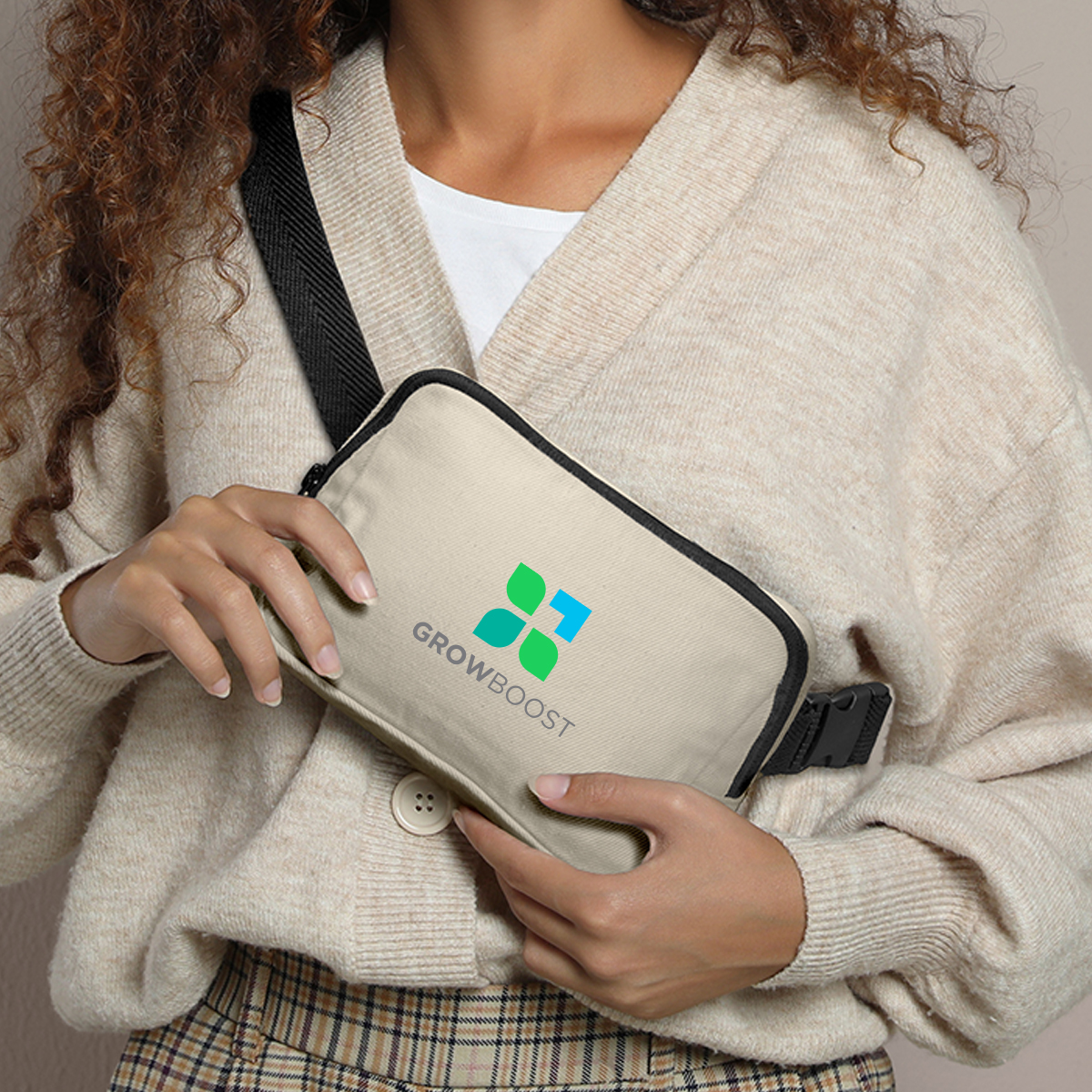 Aware™ 10 Oz. Recycled Cotton Canvas Belt Bag 9