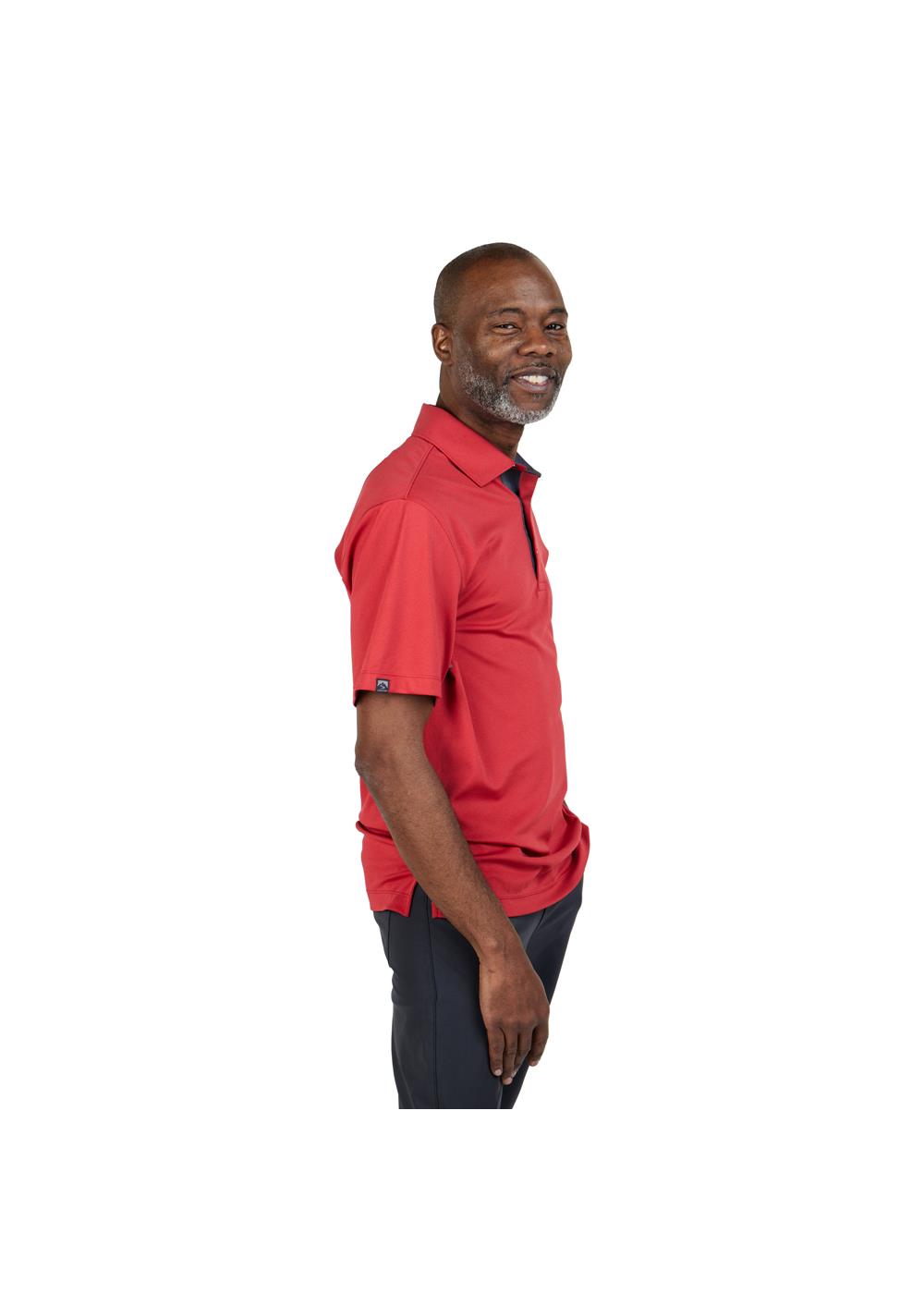 Storm Creek Men's Visionary II Solid Short Sleeve Polo 12