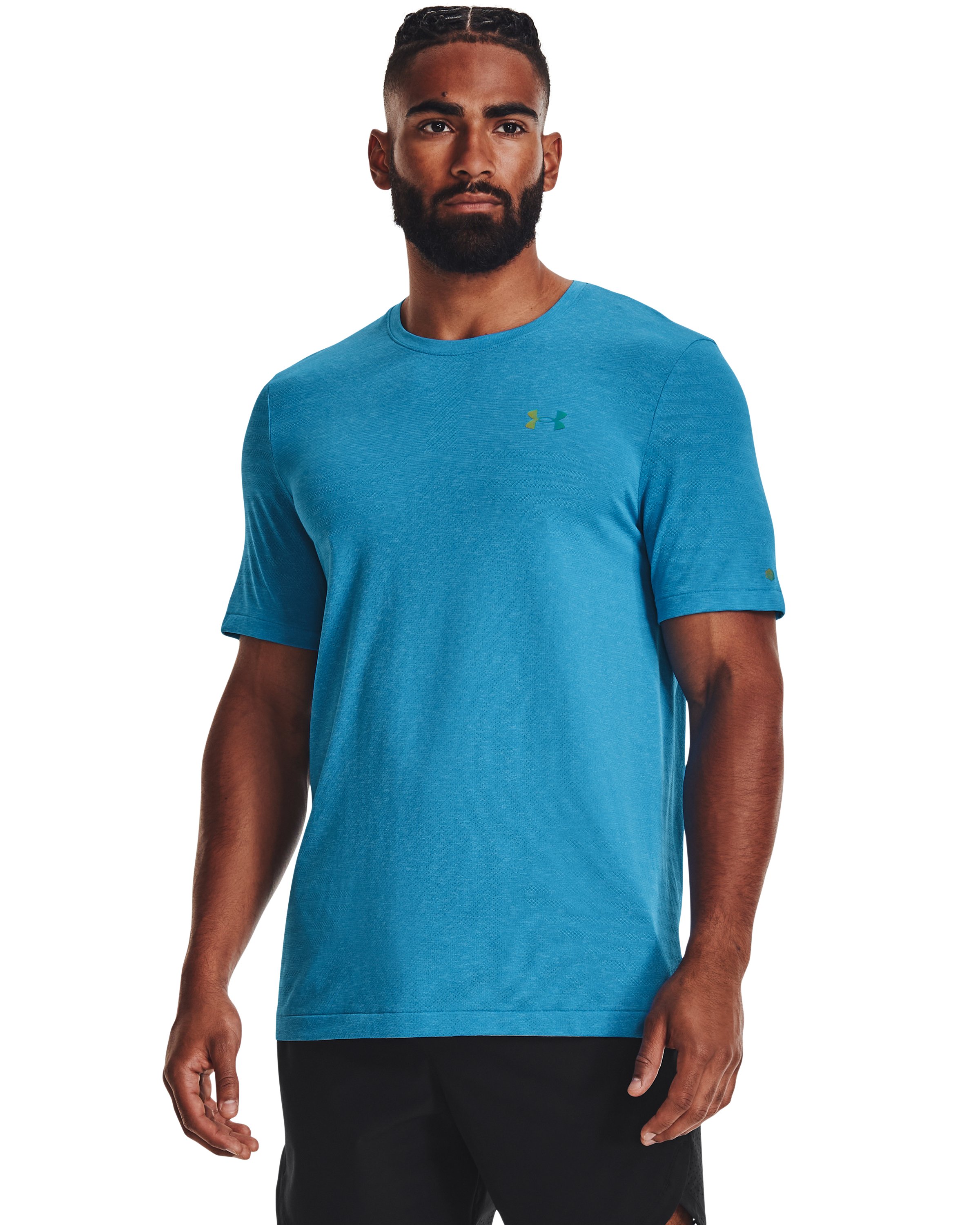 UA RUSH Seamless GeoSport Men's Short Sleeve 5