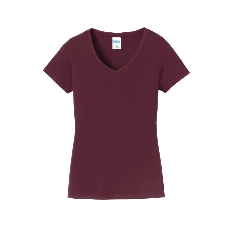 Port & Company Women's Fan Favorite V-Neck Tee. 132