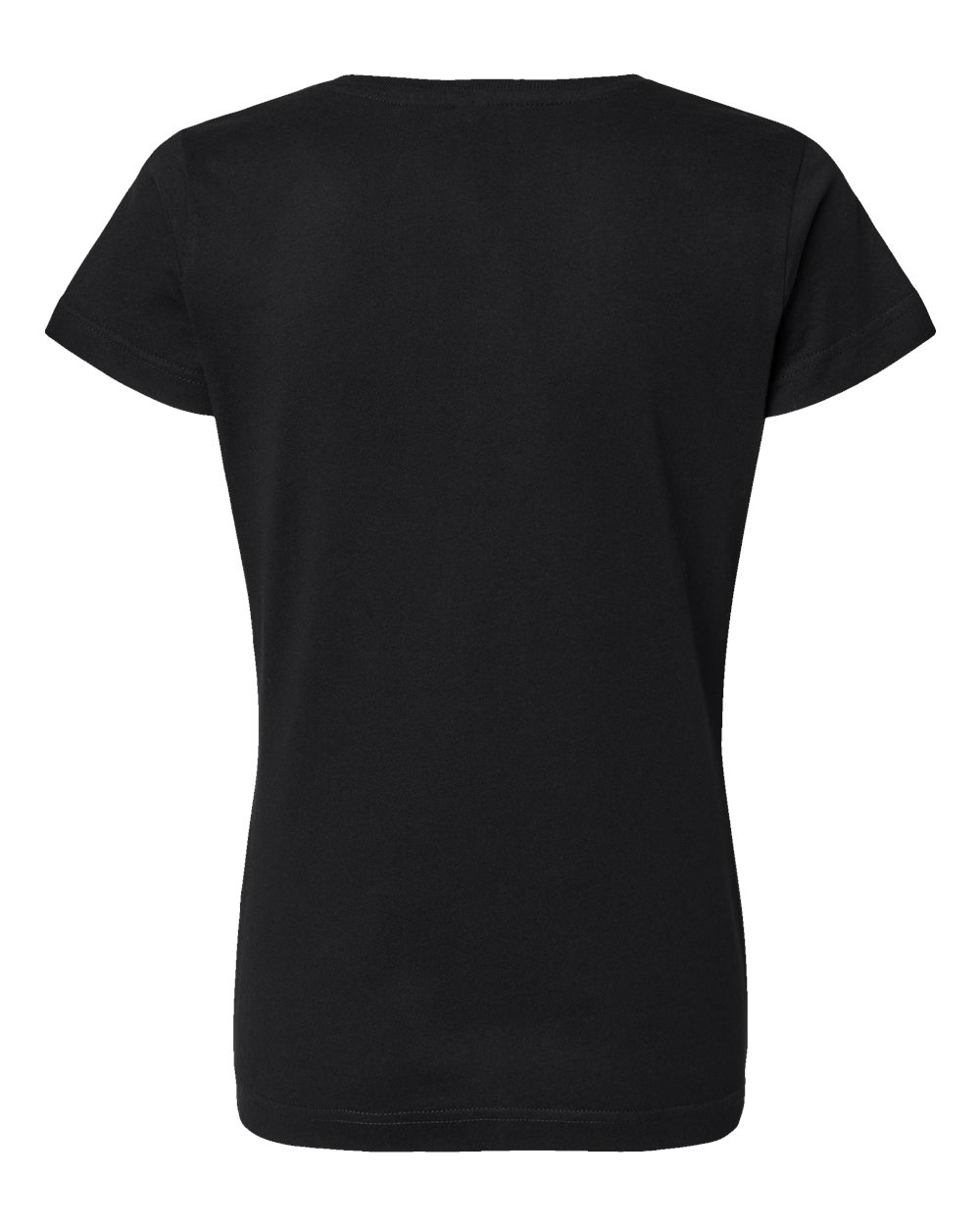 Women's Fine Jersey V-Neck Tee - 3507 89