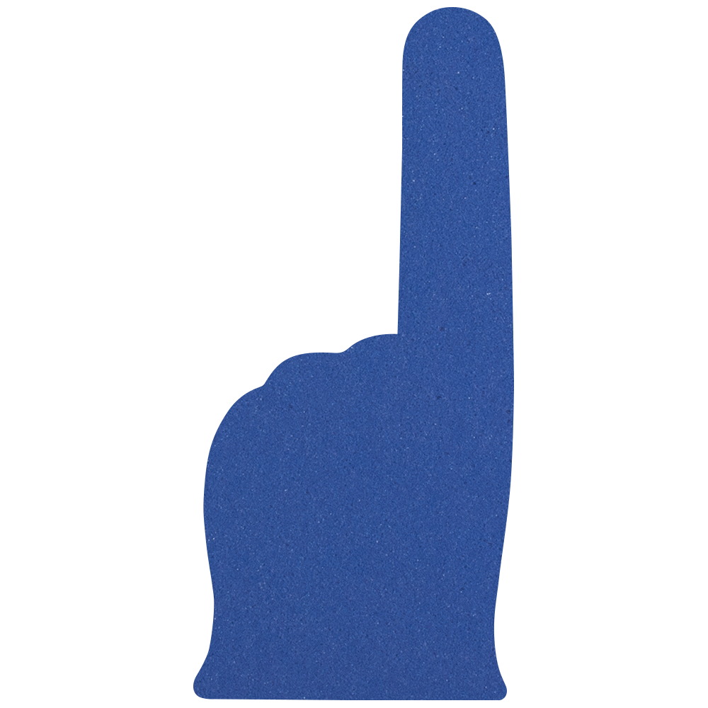 8" Classic #1 Finger Foam Mini 13