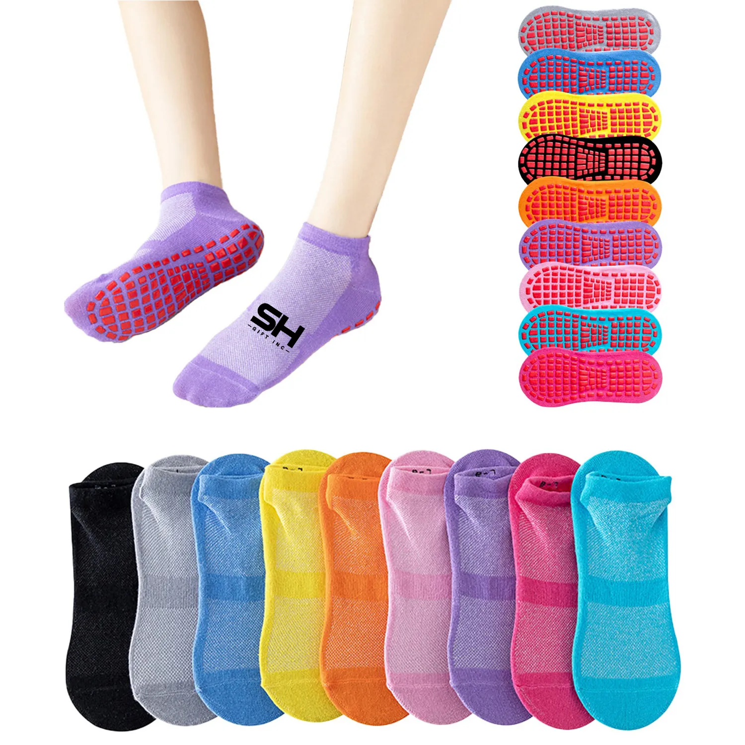 Non Slip Yoga Grip Socks 2