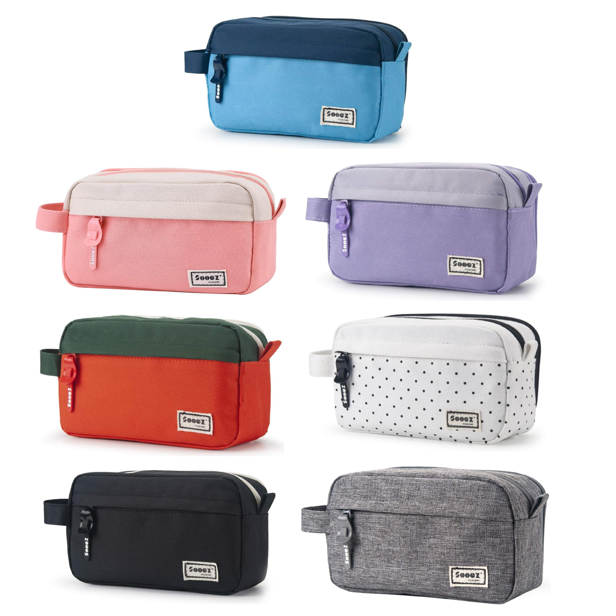 2.5L Cosmetic Organizer Bag W/ Zipper Closure 2