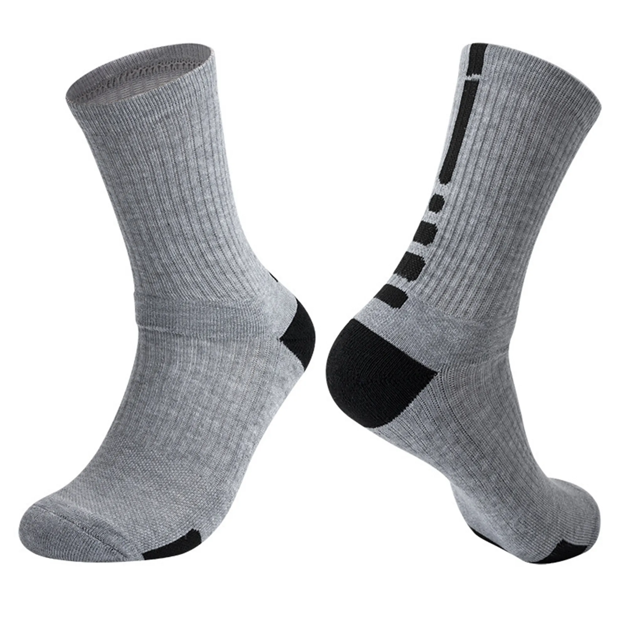 MOQ 50 Towel Bottom Elite Basketball Crew Socks 2