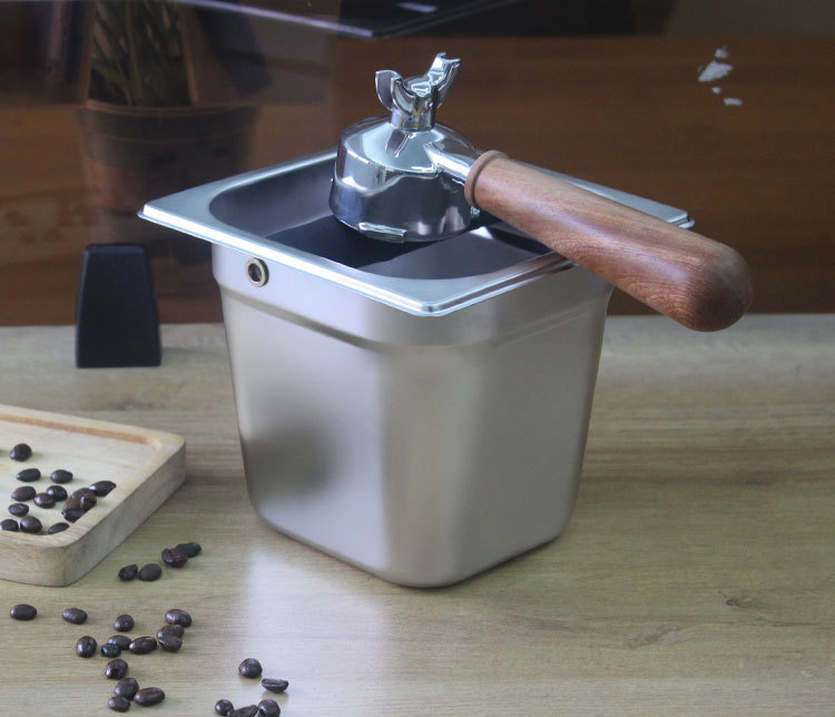 1.5L Stainless Steel Coffee Knock Box 8