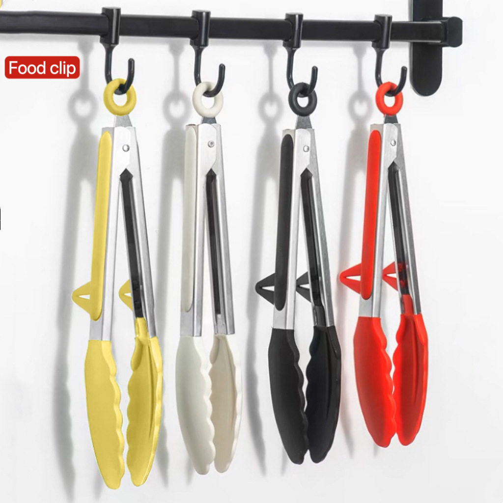 Tongs With Silicone Tip 8