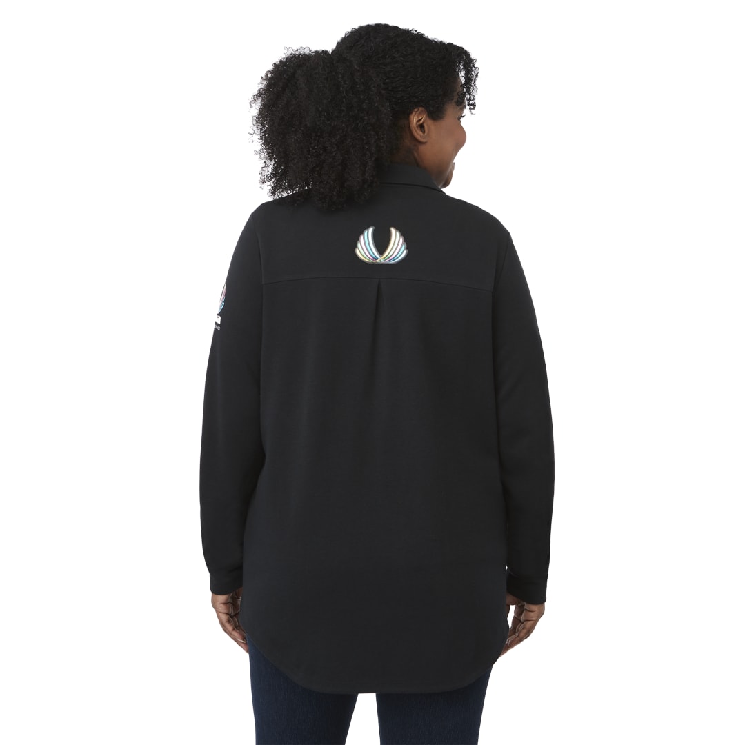 RIGI Eco Knit Button Cardi - Women's, custom women's shirt with logo imprint 175