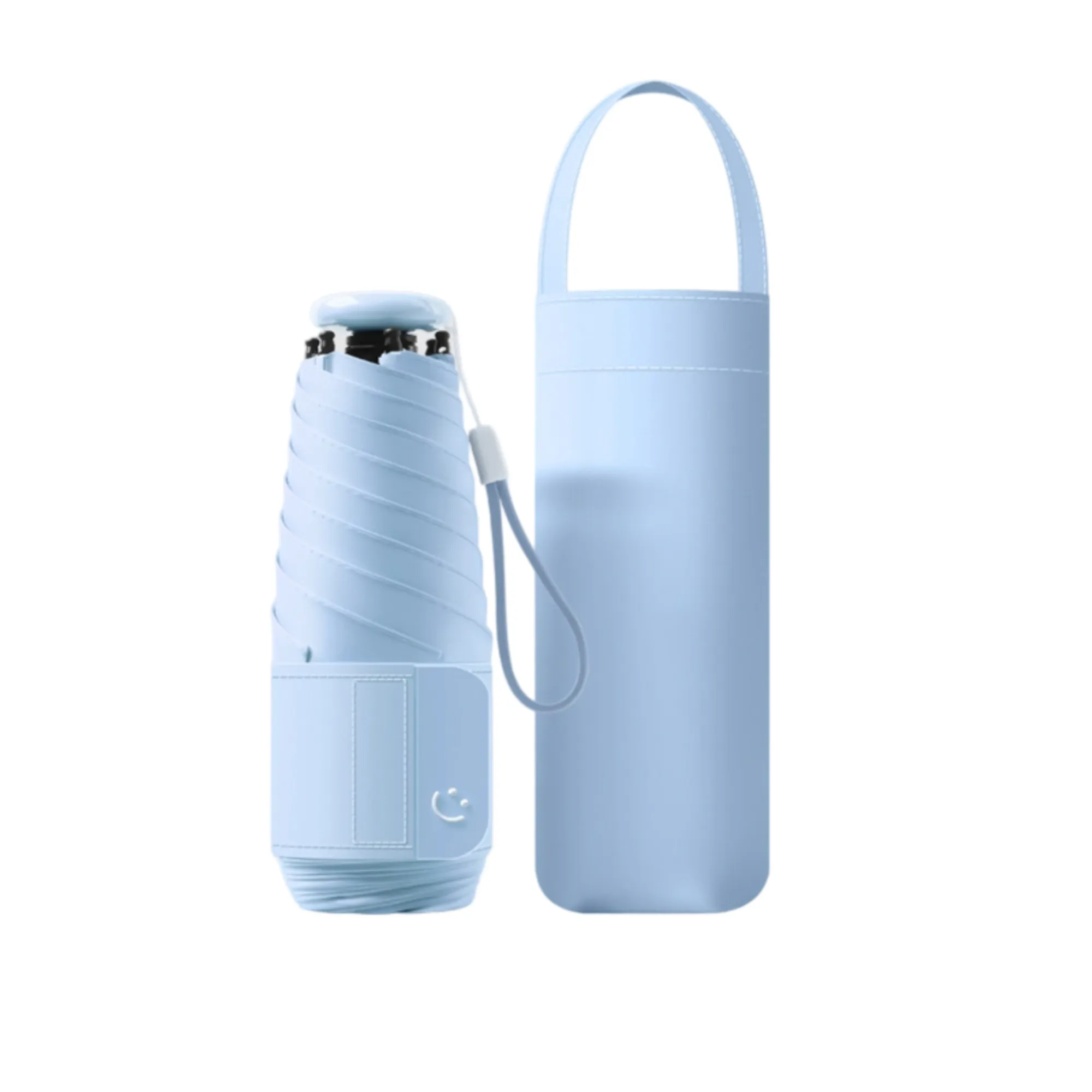 Mini Windproof Sun & Rain Pocket Umbrella With CaseProduct 4