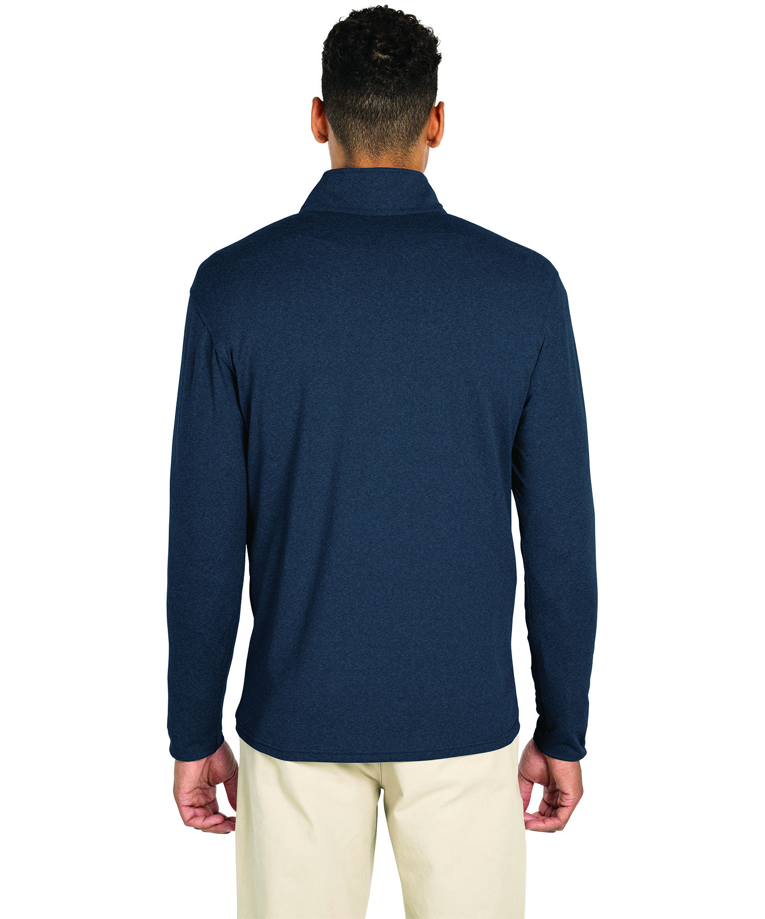 Men's Heathered Eco-Logic Stretch Quarter Zip, custom hoodie or sweatshirt with logo imprint 9