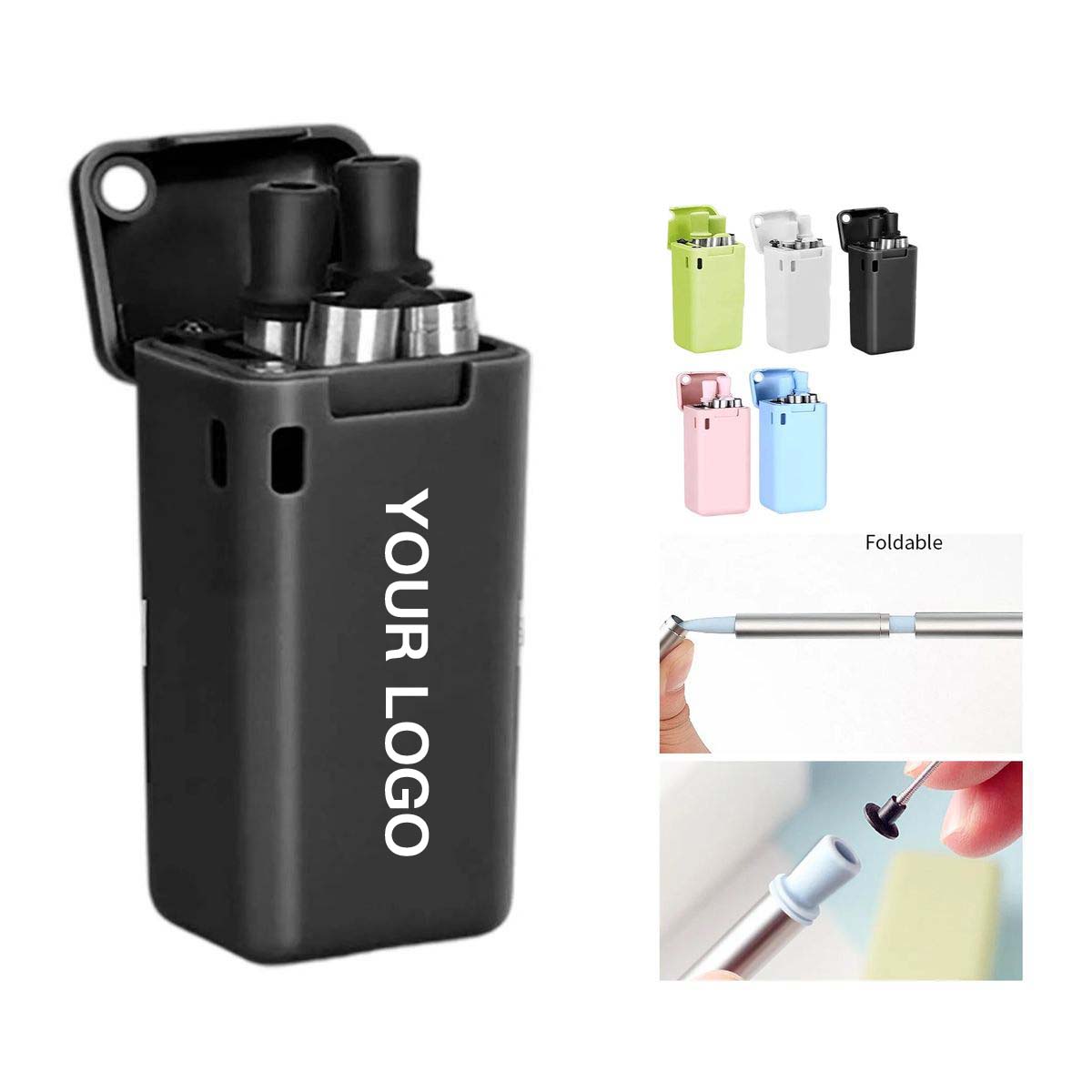 Eco Friendly Reusable Straw Set with Protective Case 4