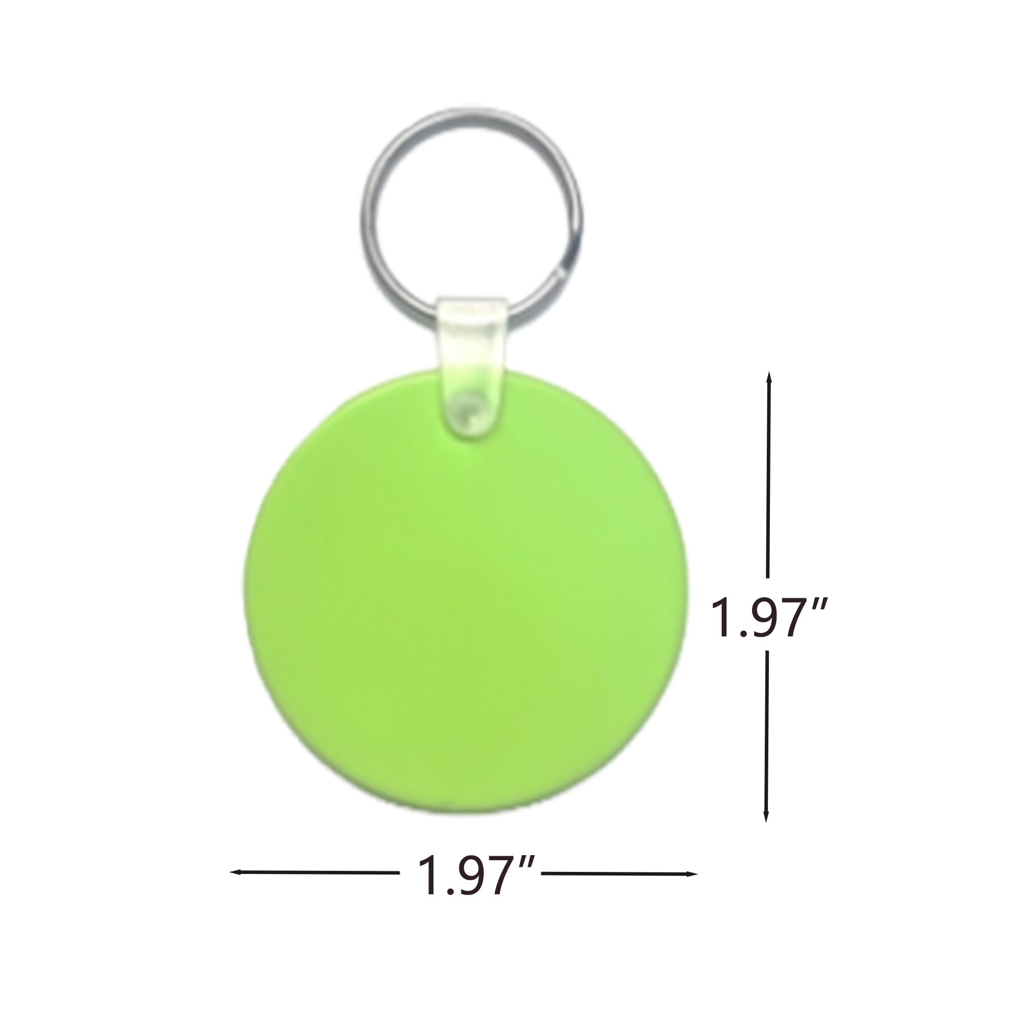 Circular Luggage Tag Key Chain MOQ50 3