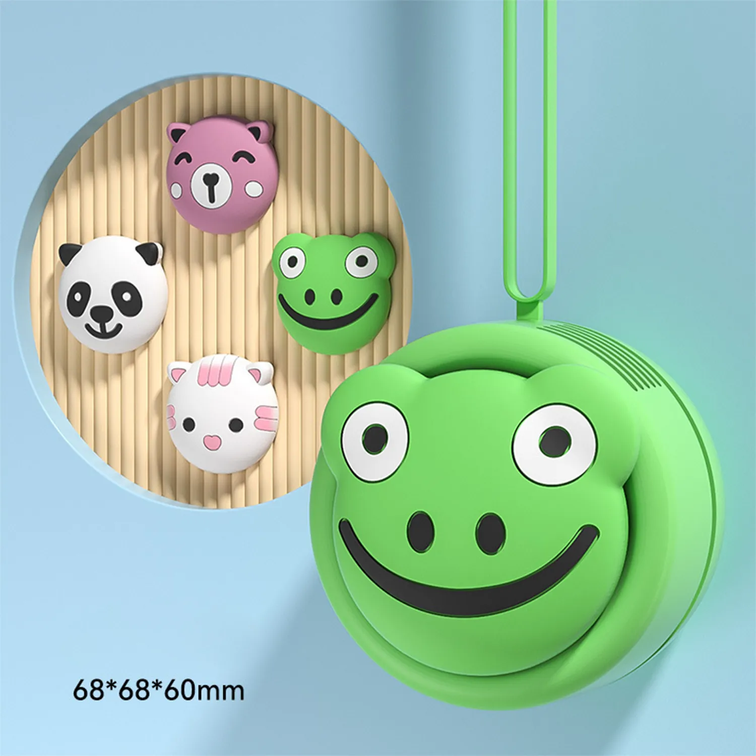 Cartoon USB charging silent fan 8