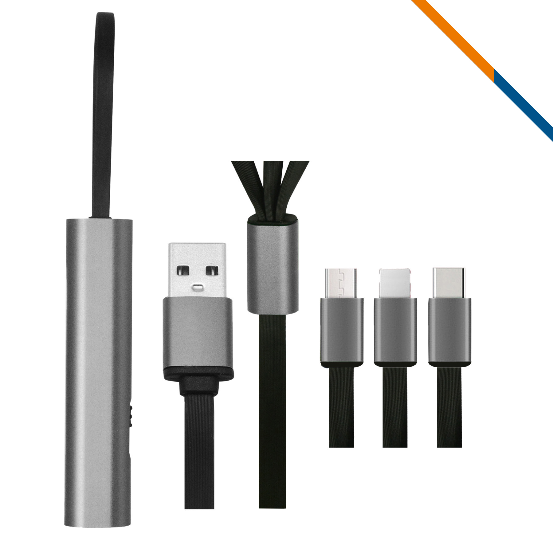 Triggle Retractable 3in1 Charging Cable 9