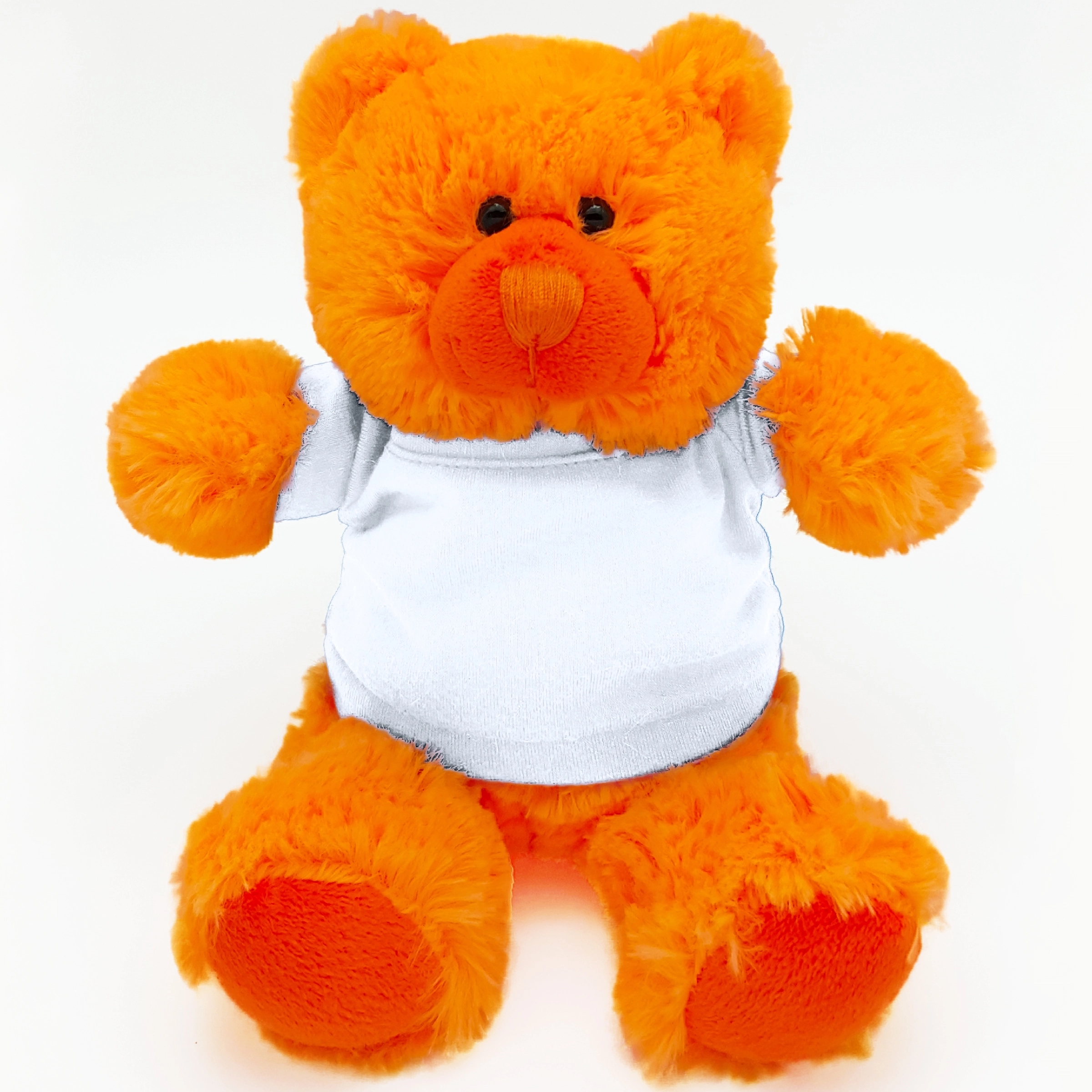 8" Bright Color Orange Bear 12