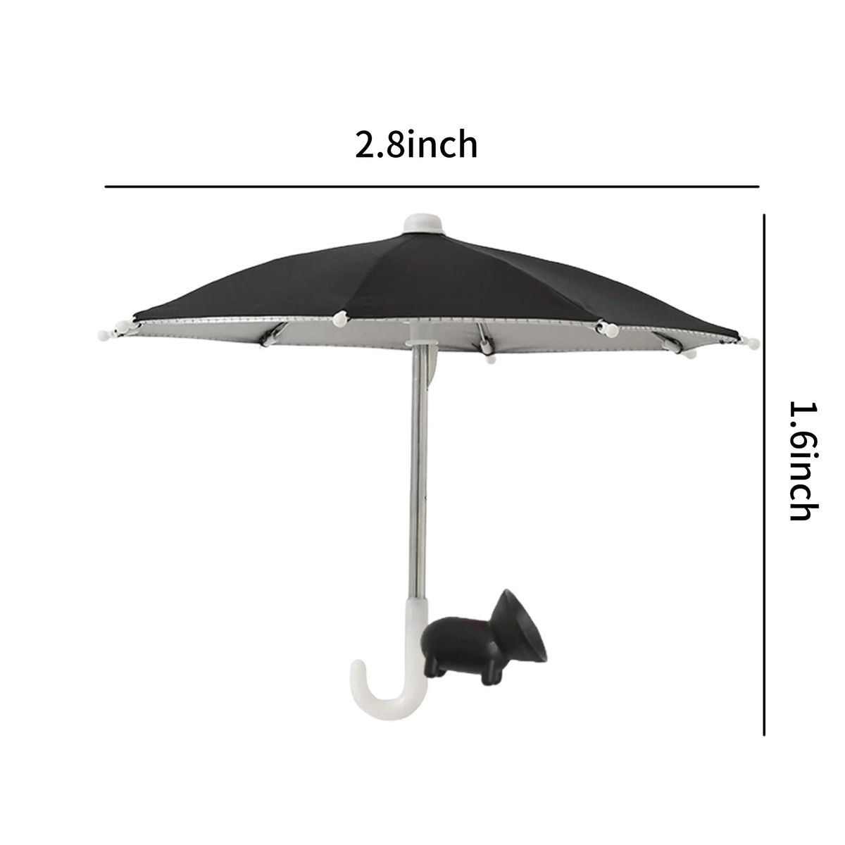 UV Phone Umbrella With Suction Cup Holder 7