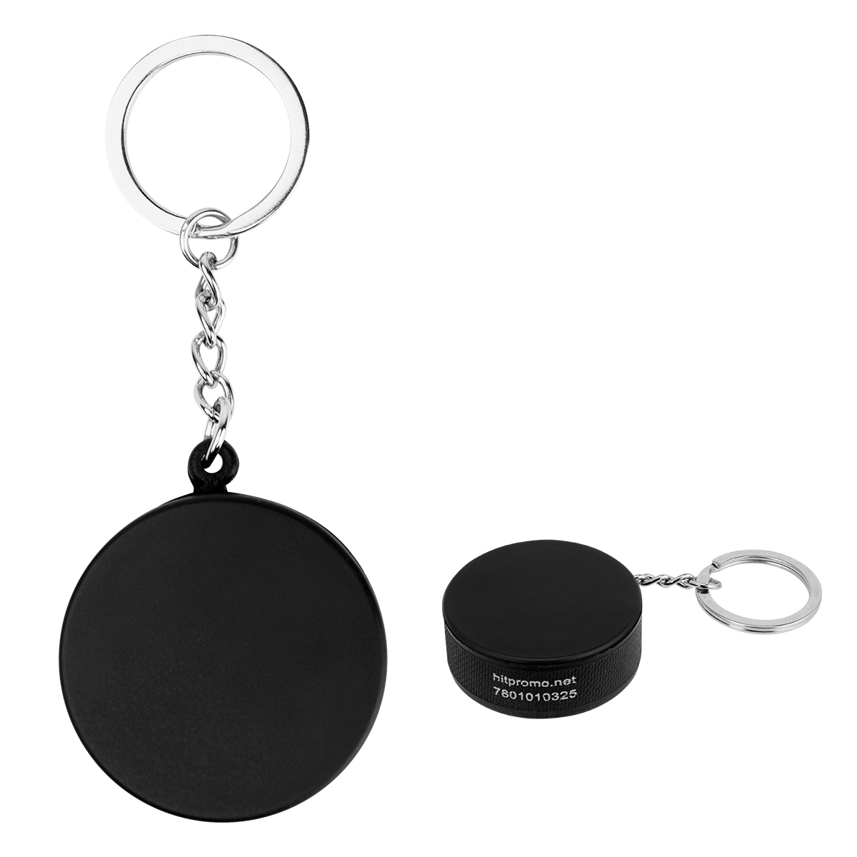 Hockey Puck Stress Reliever Keychain 3