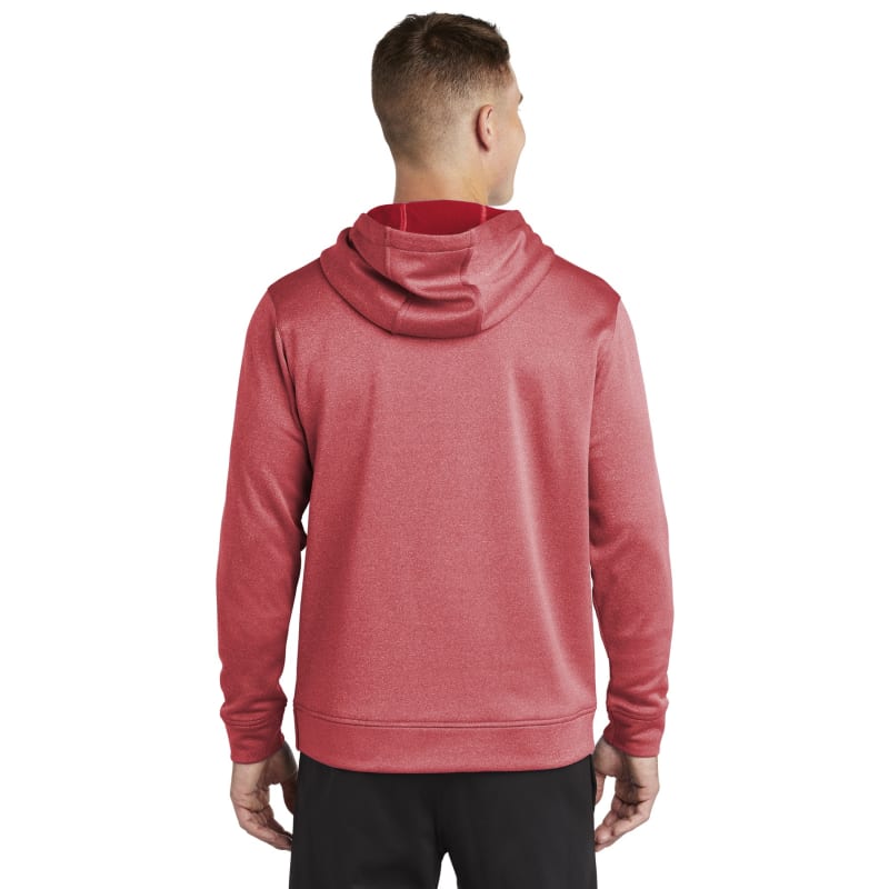 Sport-Tek PosiCharge Sport-Wick Heather Fleece Hooded Pullover. 9