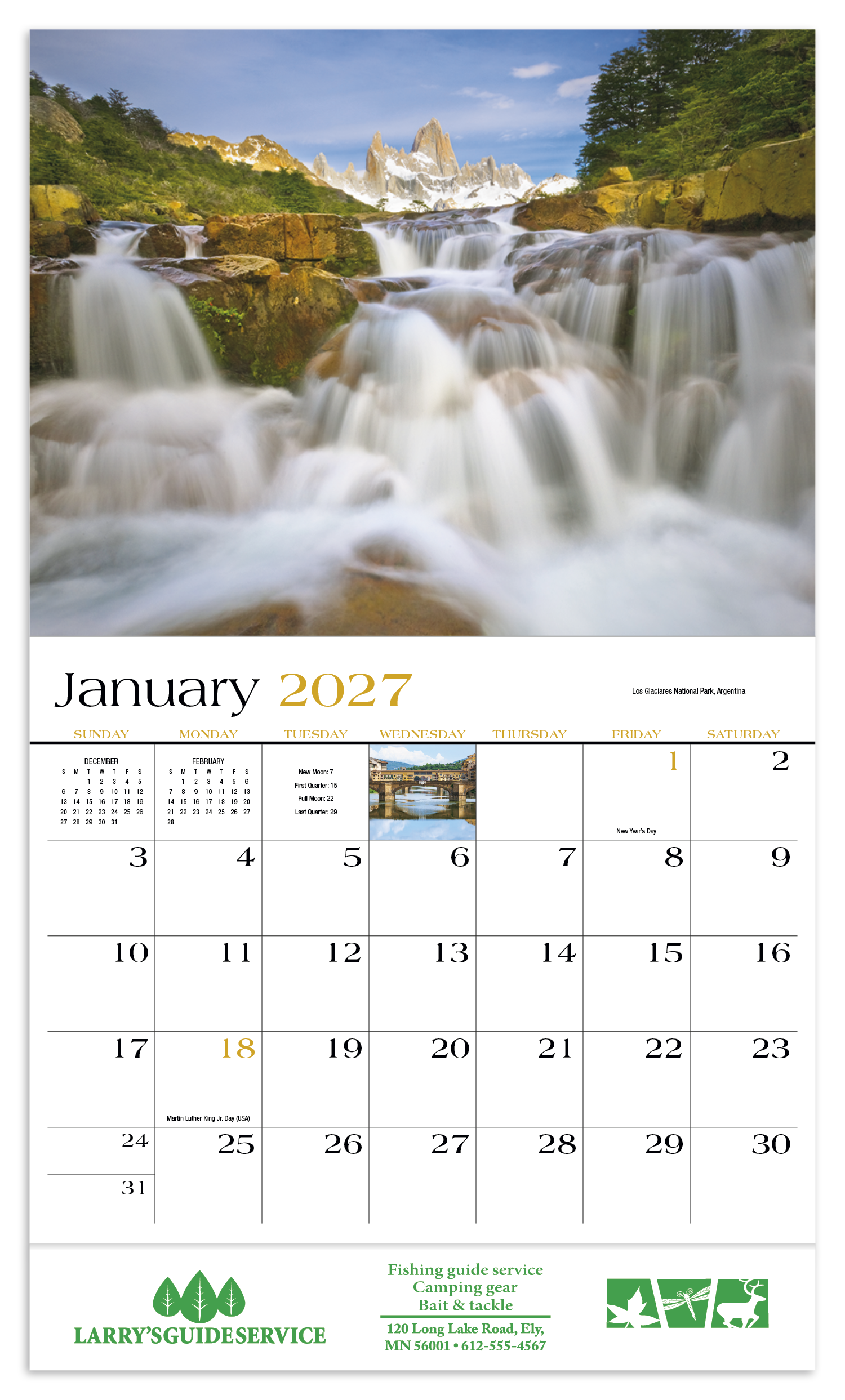HotLine® Products Destination Dreams® Appointment Calendar - Stapled 26