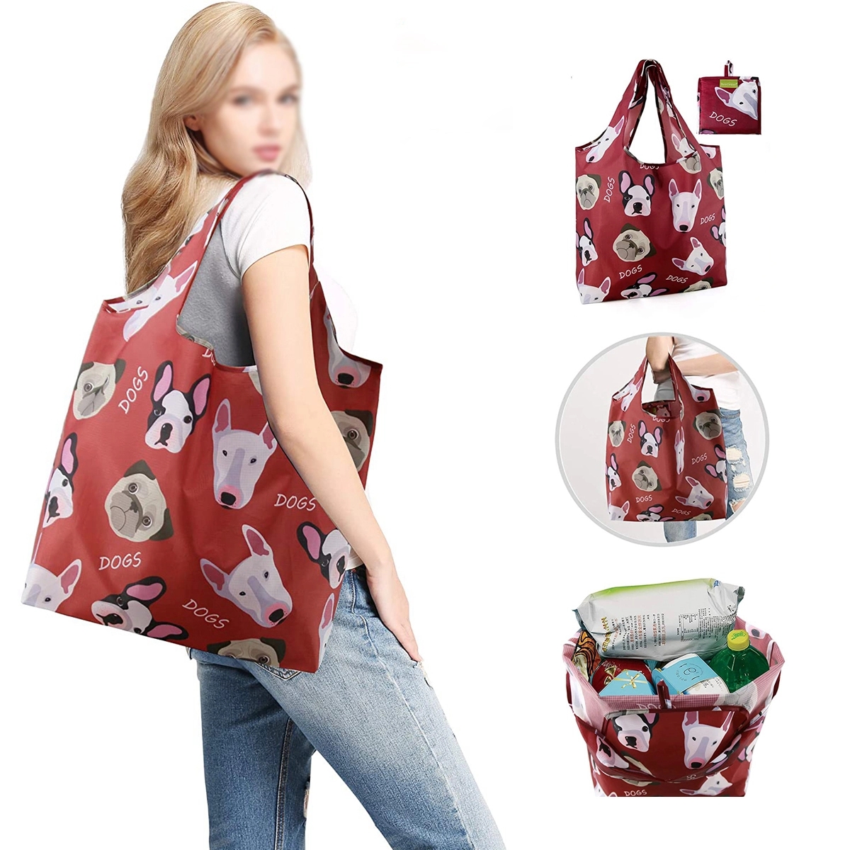 Reusable Lightweight Foldable Shopping Bag 1