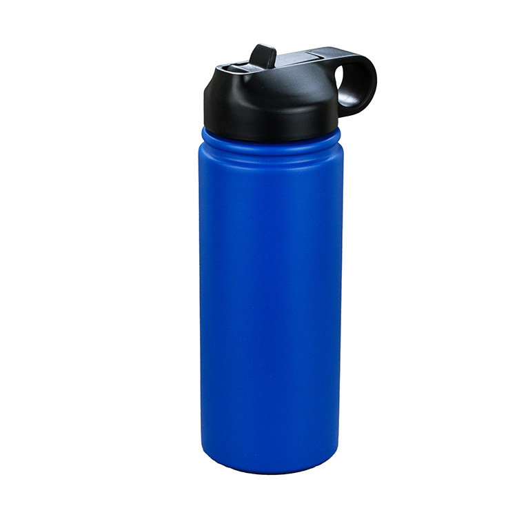 "MAUI" 19 oz Powder Coated Double Wall Insulated Stainless Steel Tumbler With a Straw Lid 5