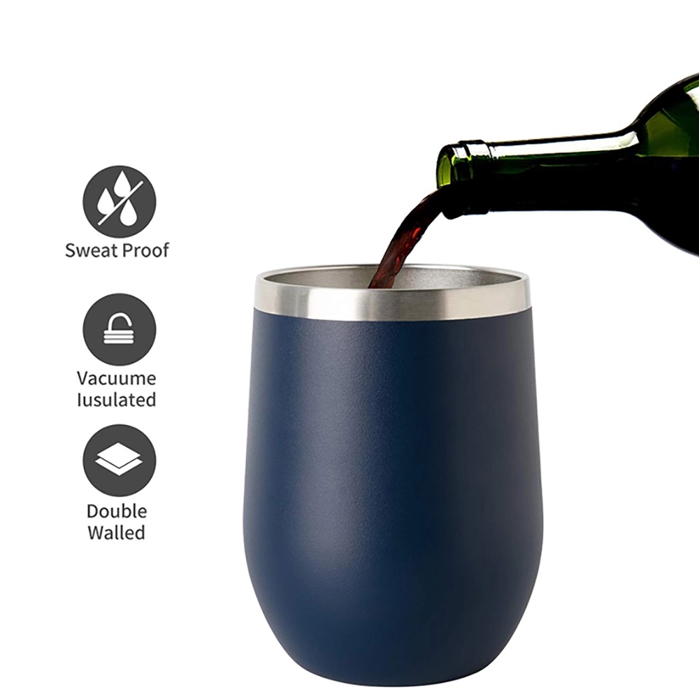 15Oz Stainless Steel Vacuum Insulated Wine Tumbler 3