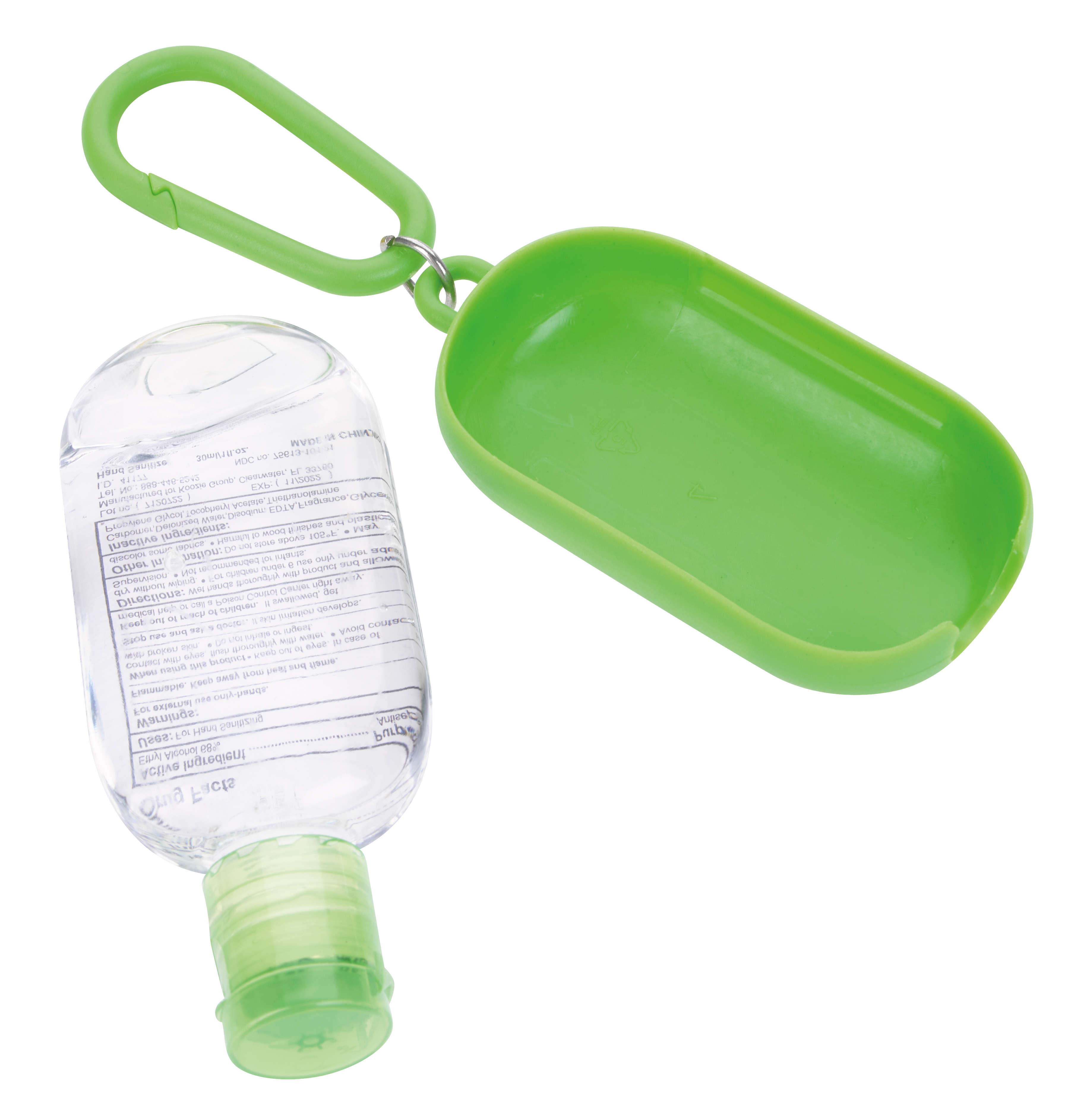 1 oz. Hand Sanitizer with Colorful Case and Carabiner 38