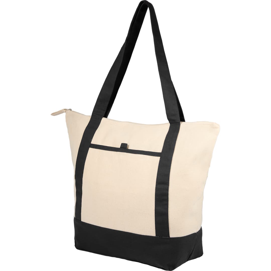 Isle 8oz Organic Cotton Zippered Tote 9